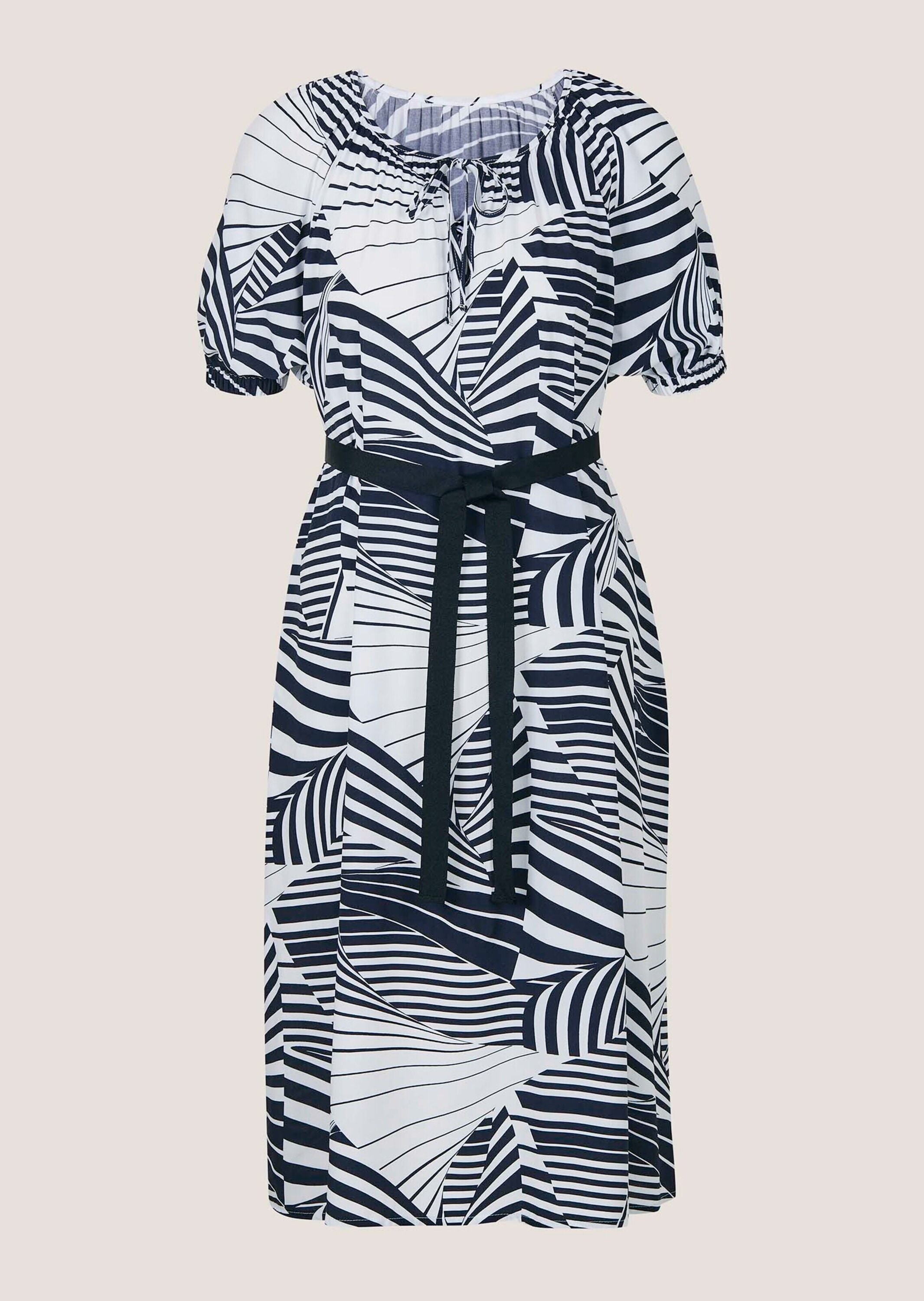 MADELEINE Midikleid "Sommerkleid Druckkleid mit grafischem Muster" Eingriff günstig online kaufen