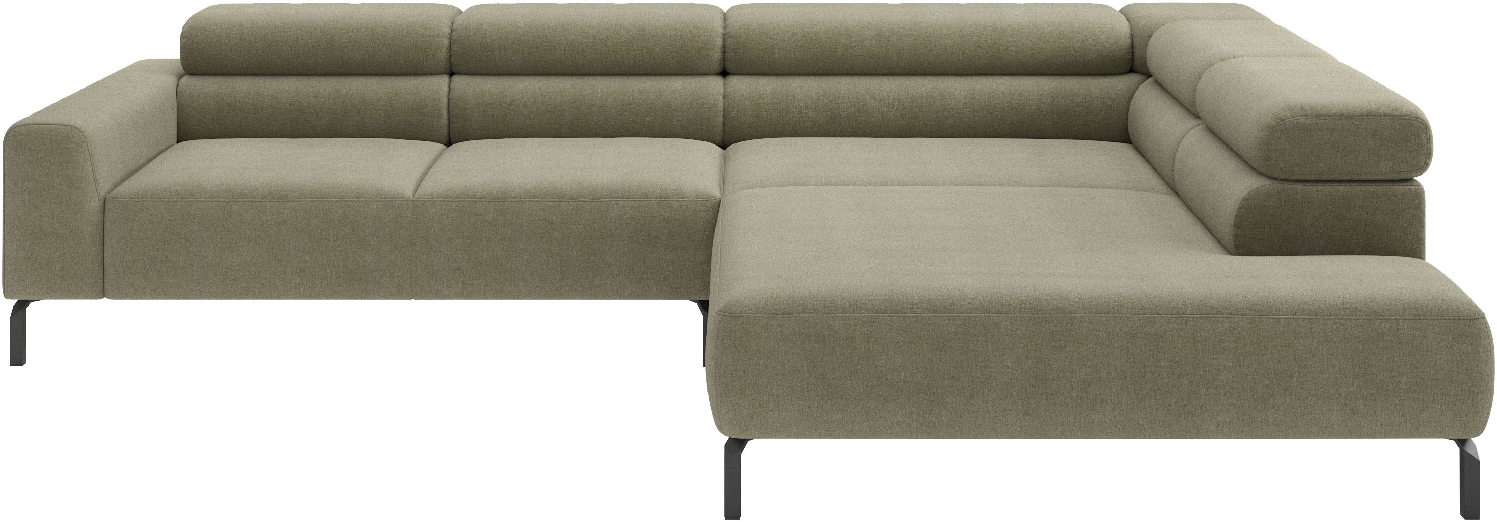 Home affaire Ecksofa "Antonelli, L-Form, incl. Kopfteilverstellung, Breite 312 cm" wahlweise elektrische Sitztiefenverstellung
