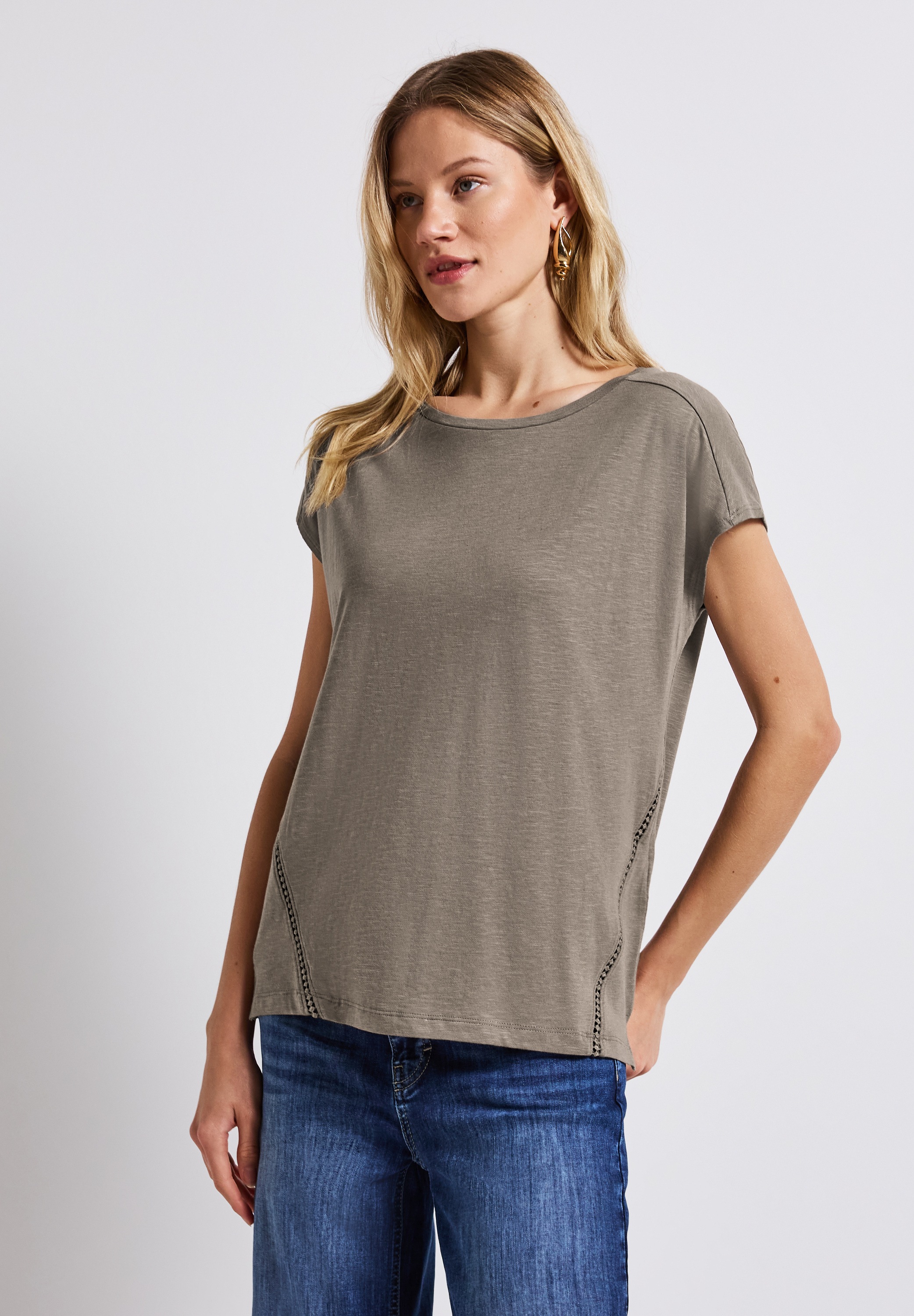 STREET ONE T-Shirt, im soften Baumwoll-Mix günstig online kaufen