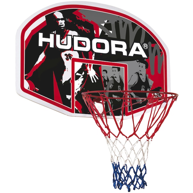 Hudora Basketballkorb »Hudora In-/Outdoor«, (Set, Basketballkorb mit  Basketball-Board) | BAUR