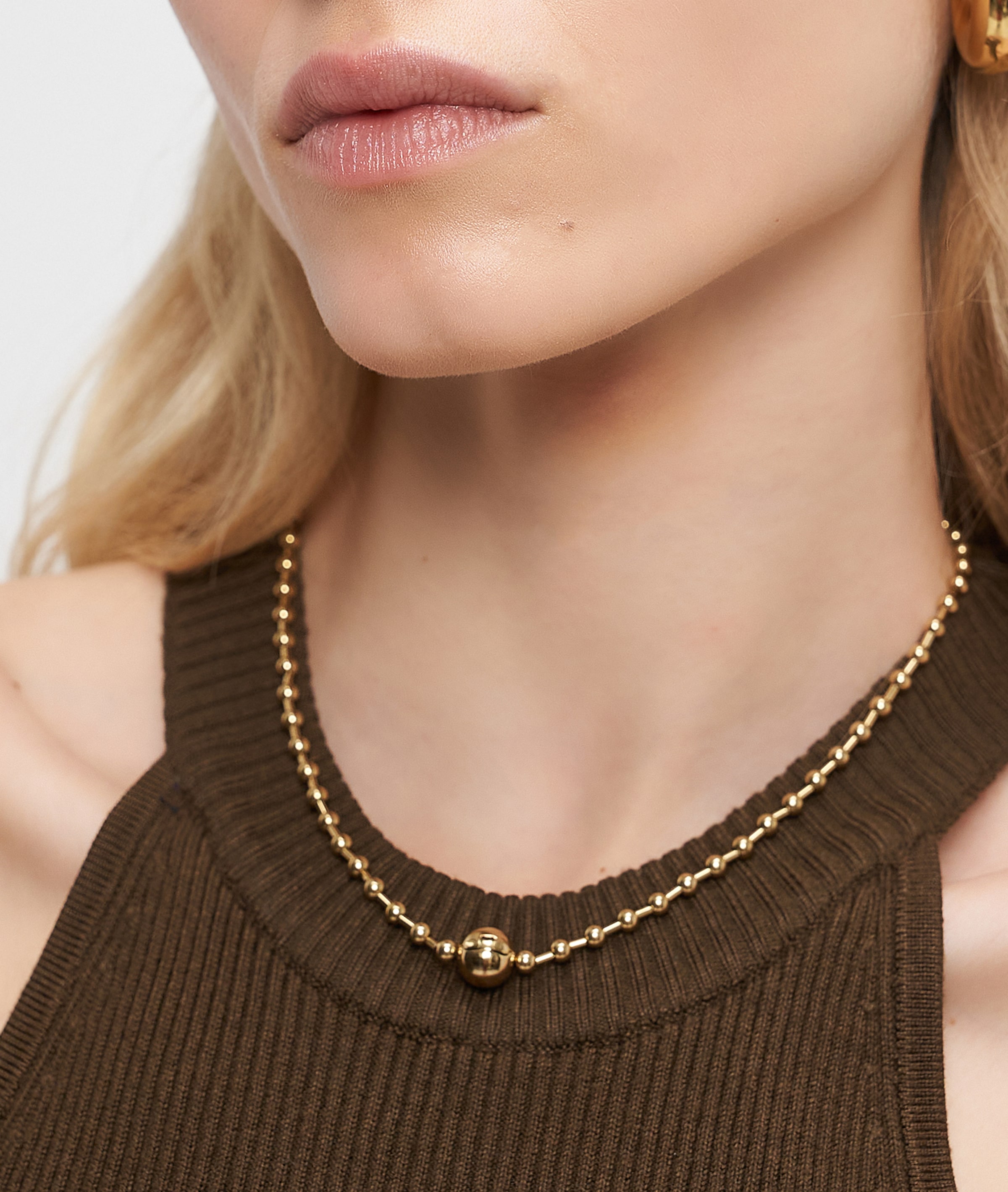 Liebeskind Berlin Edelstahlkette »Schmuck Geschenk Halskette Steel Ball«