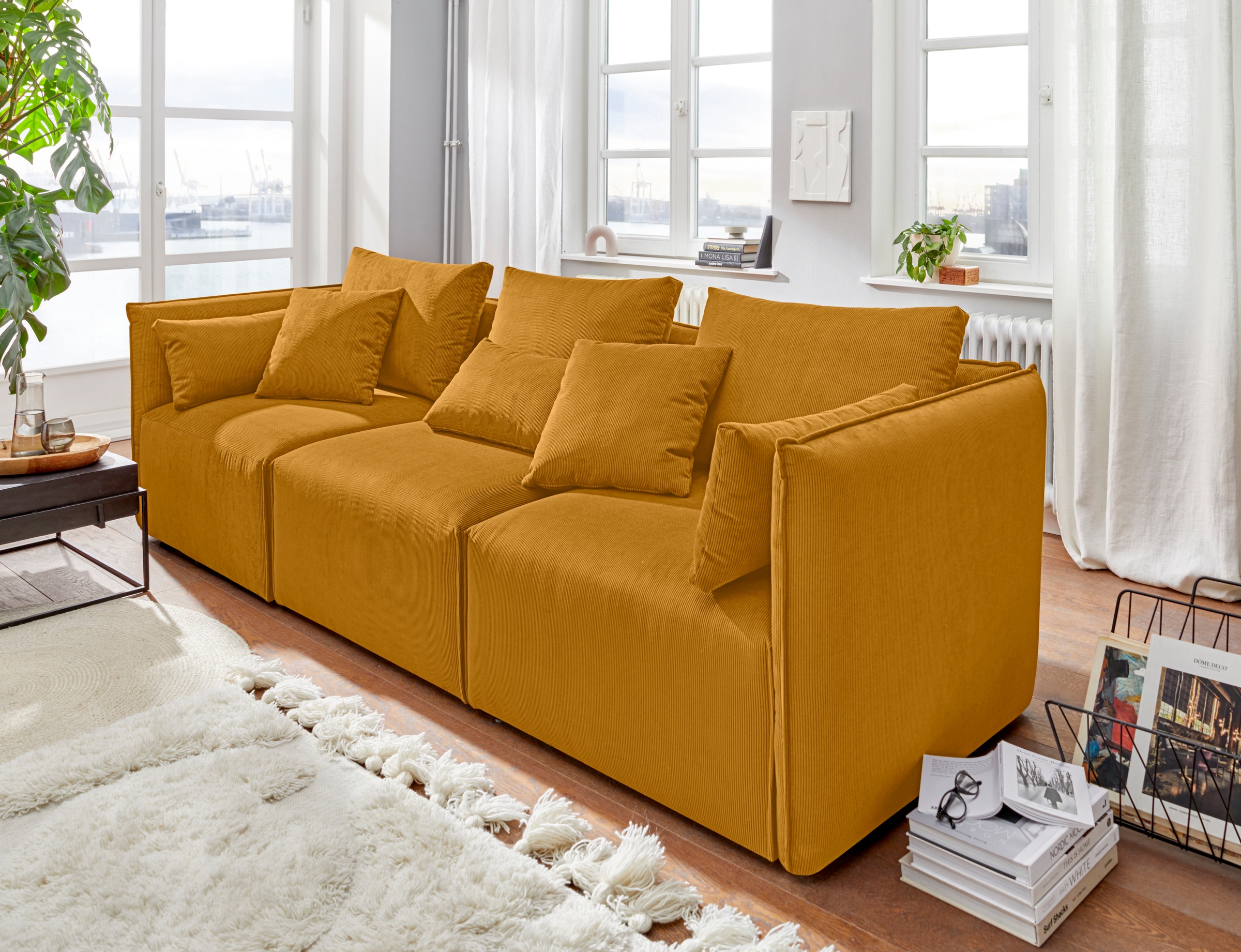 OTTO home 3-Sitzer "Nöre" 3 Teile, in vielen Bezugsqualitäten und Farben s. günstig online kaufen