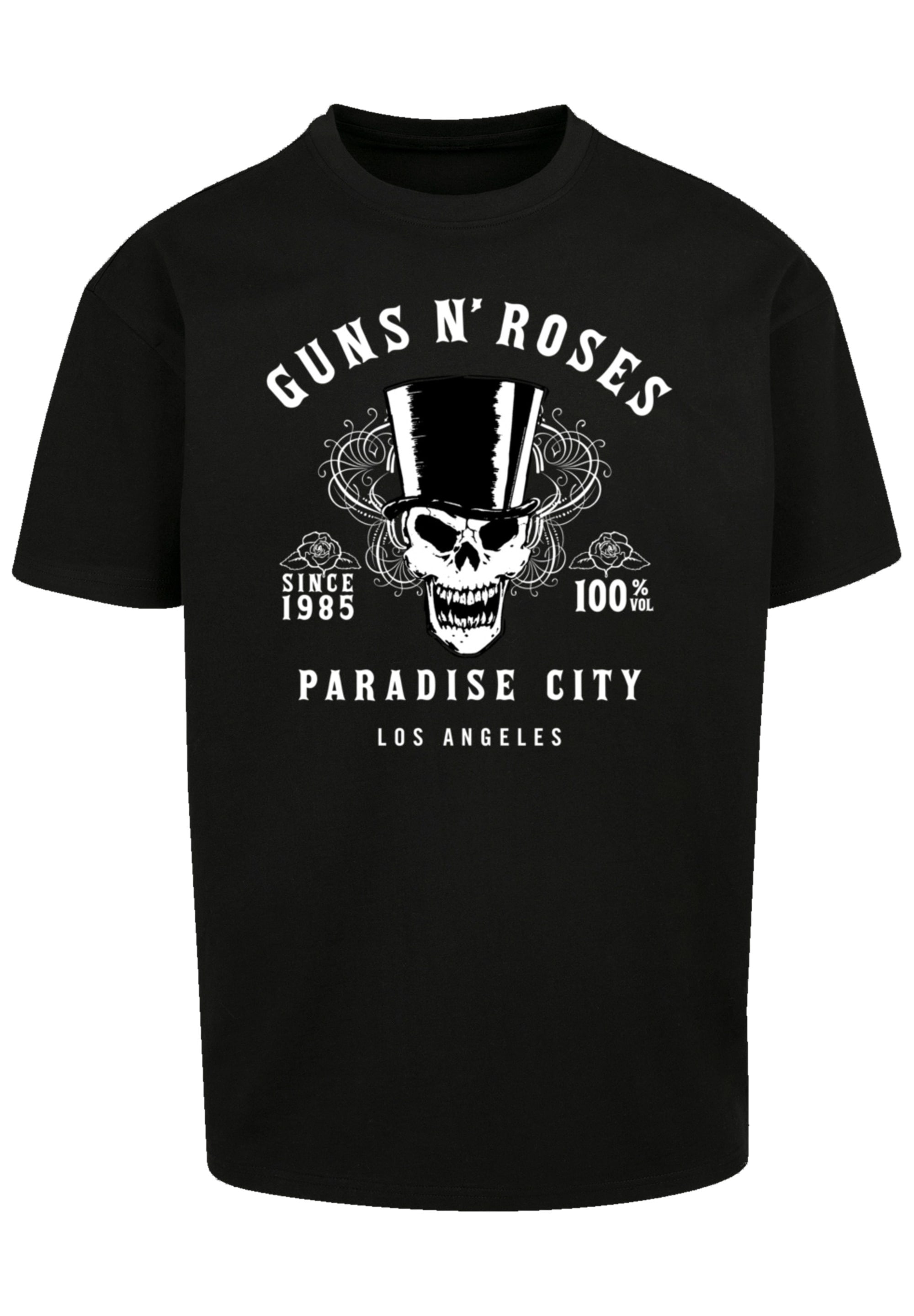 F4NT4STIC T-Shirt »Guns 'n' Roses Whiskey Label Rock Band«, Premium Qualität