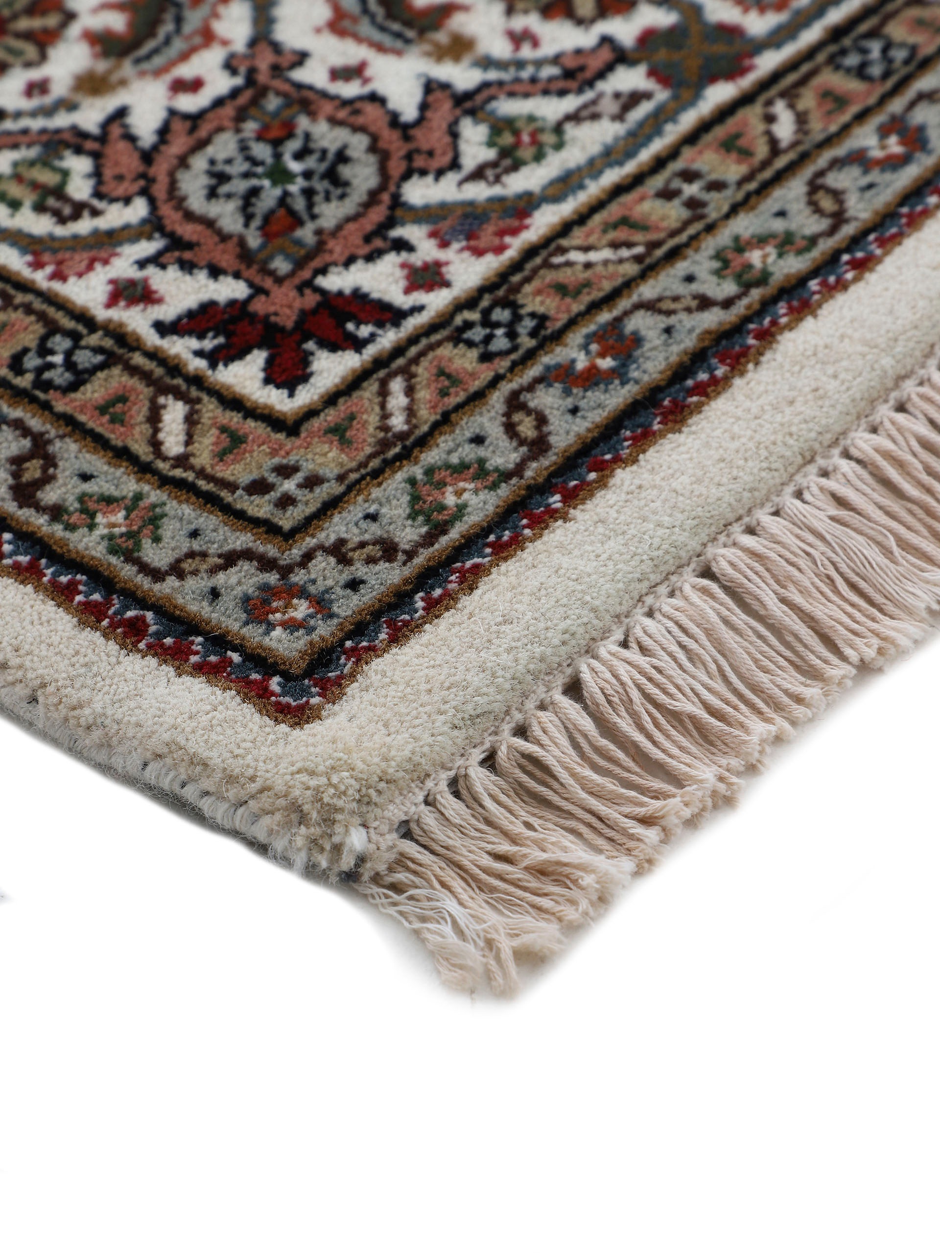 Woven Arts Läufer »Orientteppich Tabriz Mahi«, rechteckig, 15 mm Höhe, handgeknüpft, Wohnzimmer, reine Wolle für ein warmes Raumklima