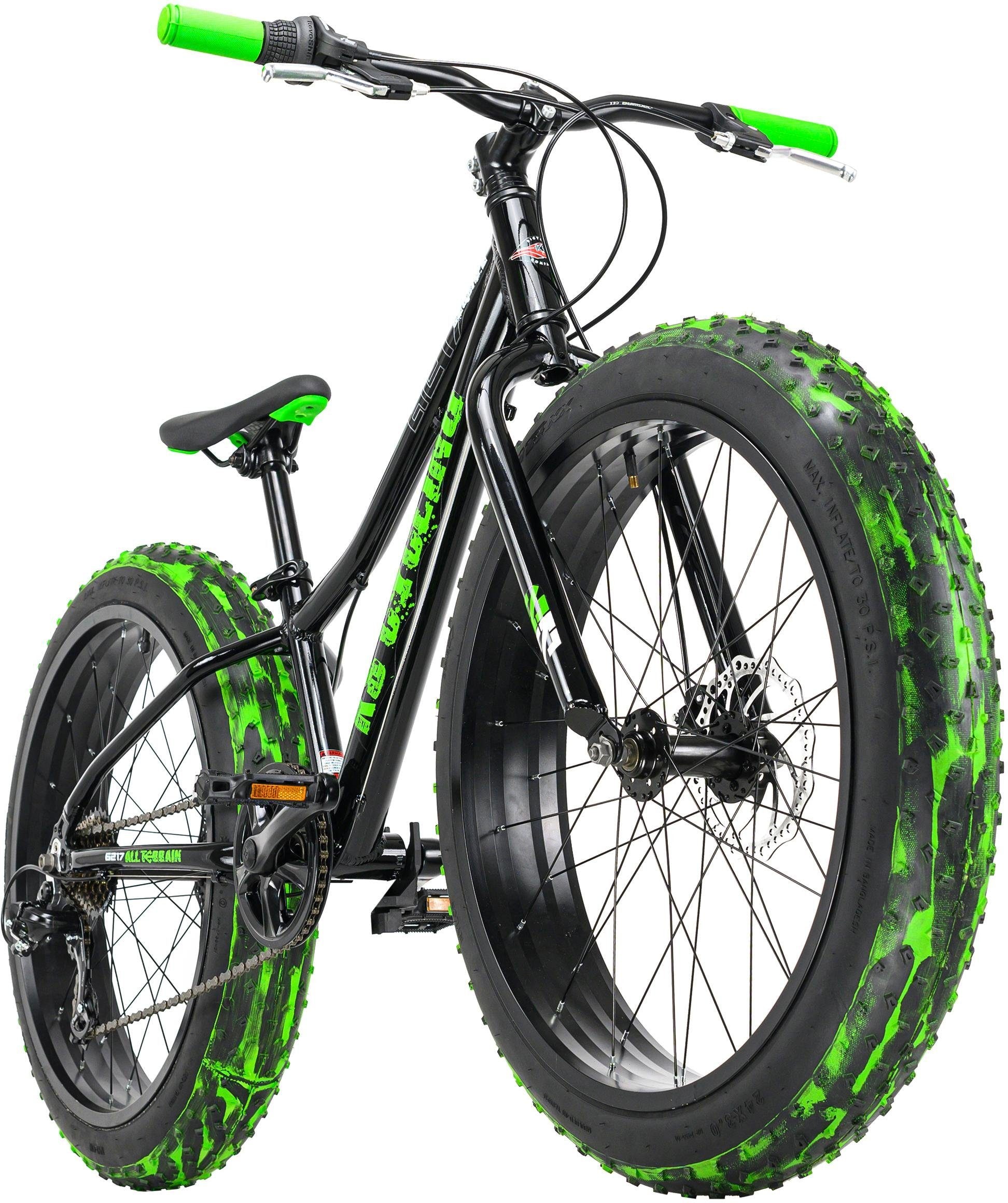 KS Cycling Jugendfahrrad »Crusher«, 7 Gang, Shimano, Tourney Schaltwerk, Kettenschaltung, für Herren, Kettenschaltung