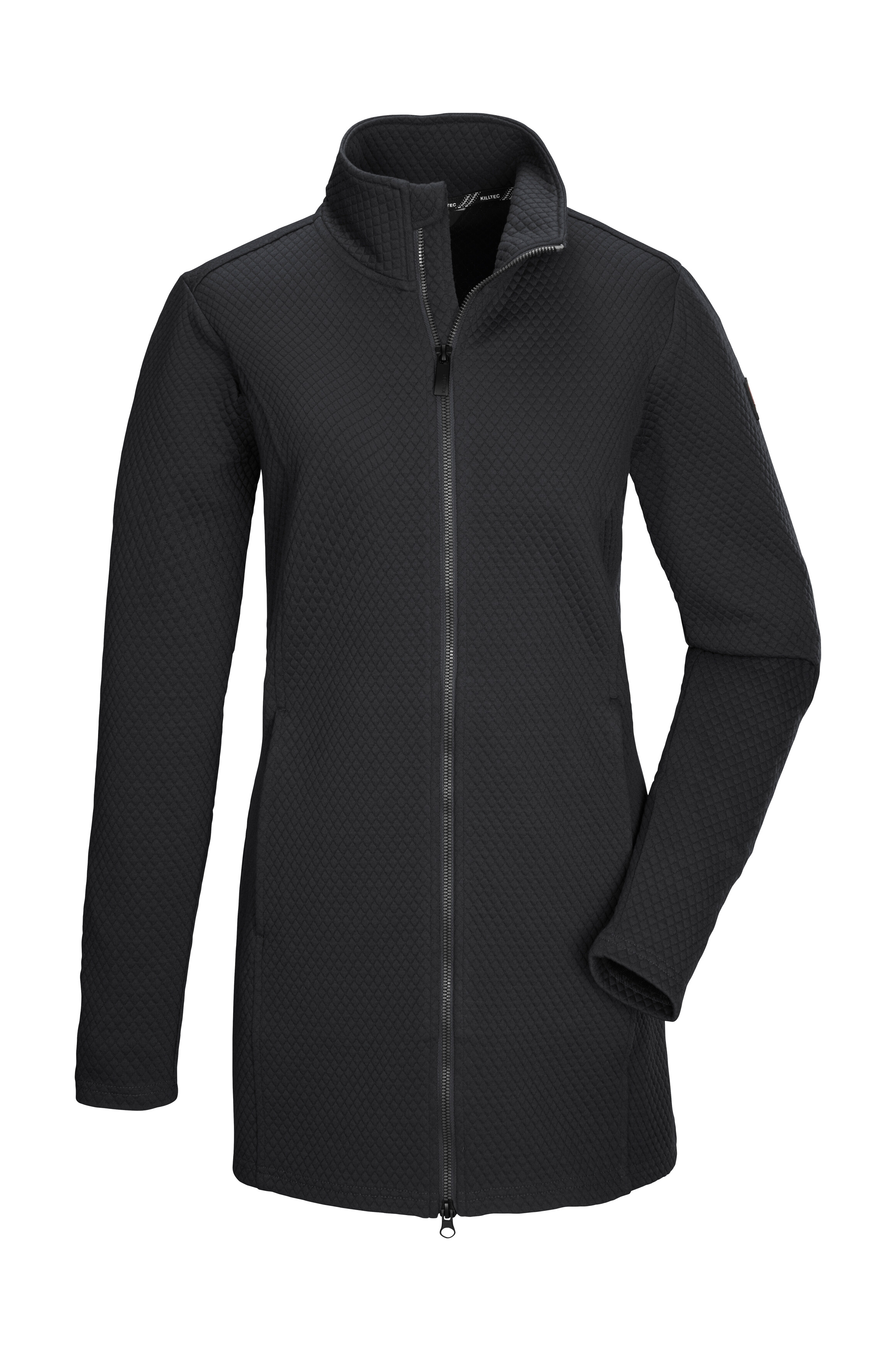 Killtec Strickjacke "KOW 4 WMN FLX JCKT" Damen Powerstretchjacke mit 2-Wege-Stretch und Kinnschutz