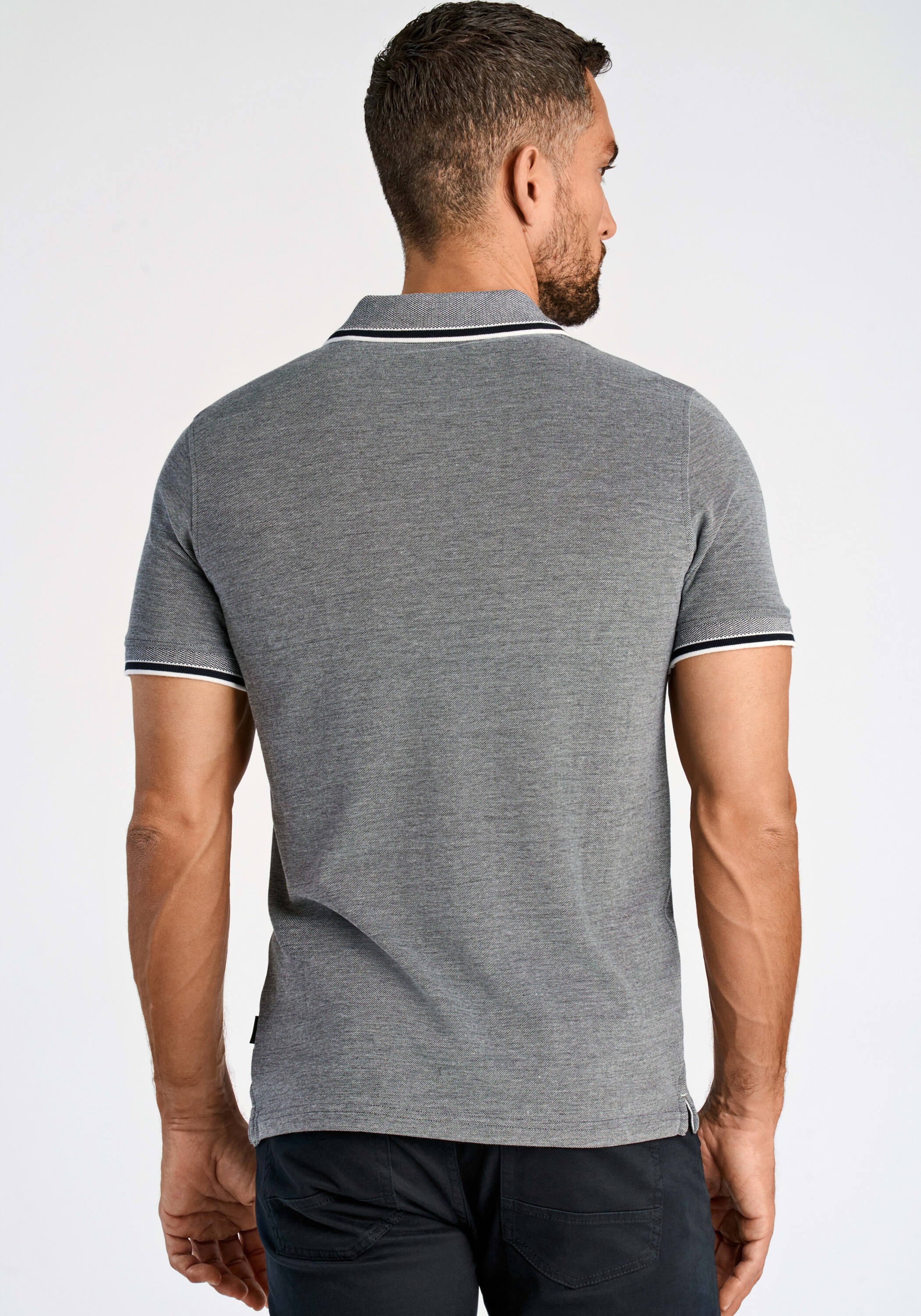 Lindbergh Poloshirt Relaxed Fit Navy-Green Size L 2