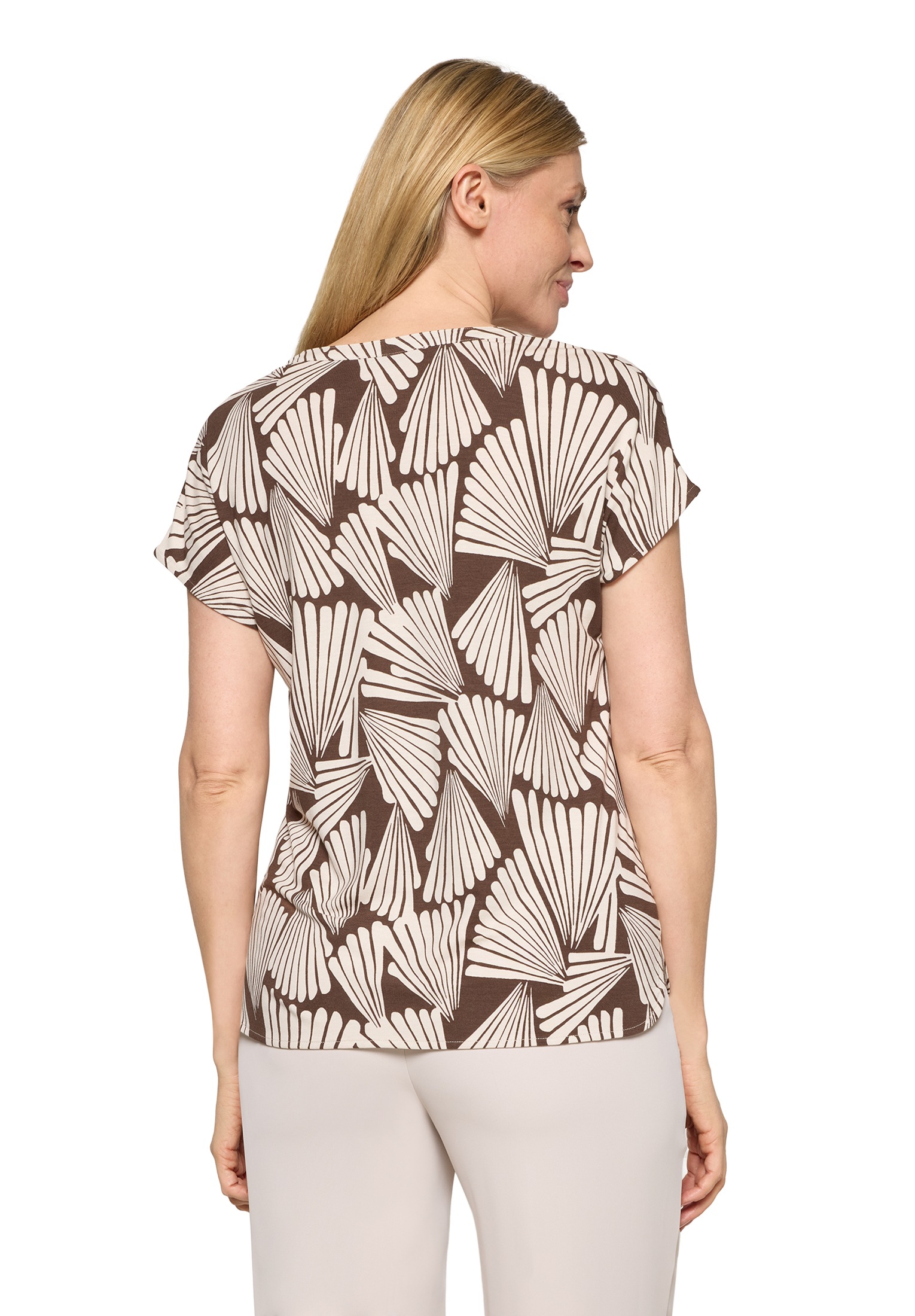 Betty Barclay Kurzarmshirt »Damen mit V-Ausschnitt« 1