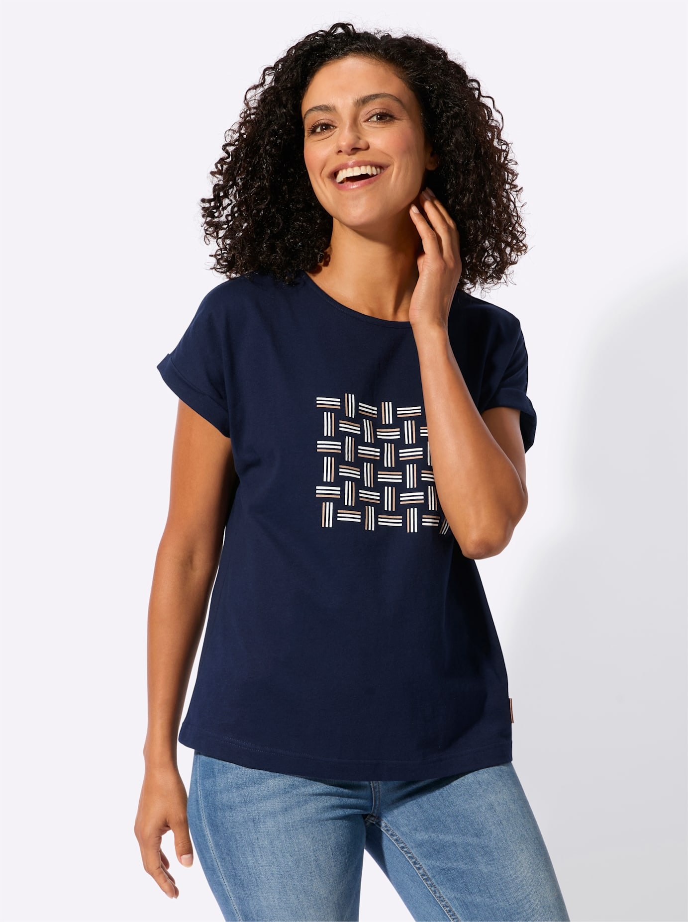 Casual Looks Kurzarmshirt »Shirt« 1 tlg.