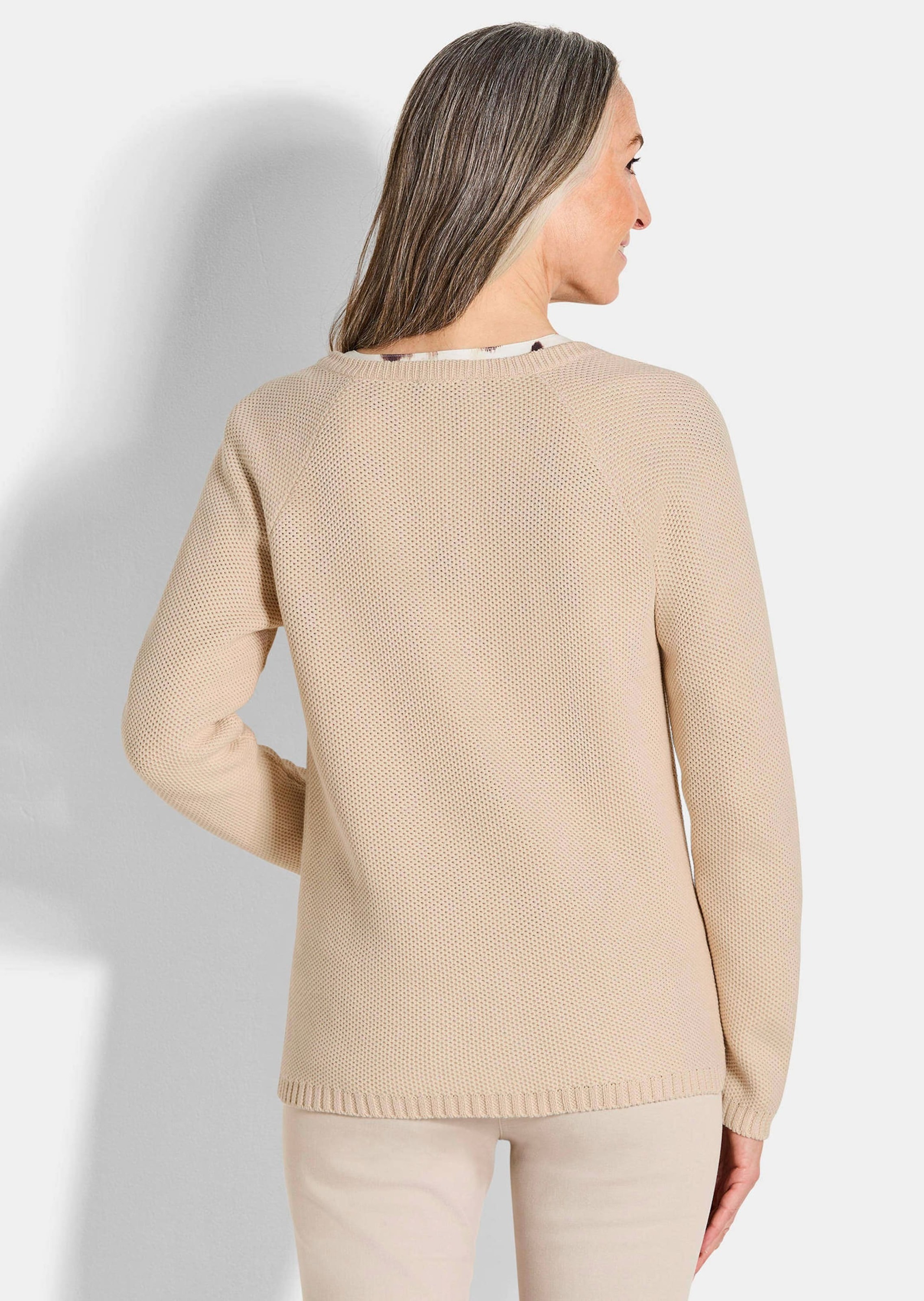 GOLDNER Strickjacke »Strickjacke aus reiner Baumwolle«