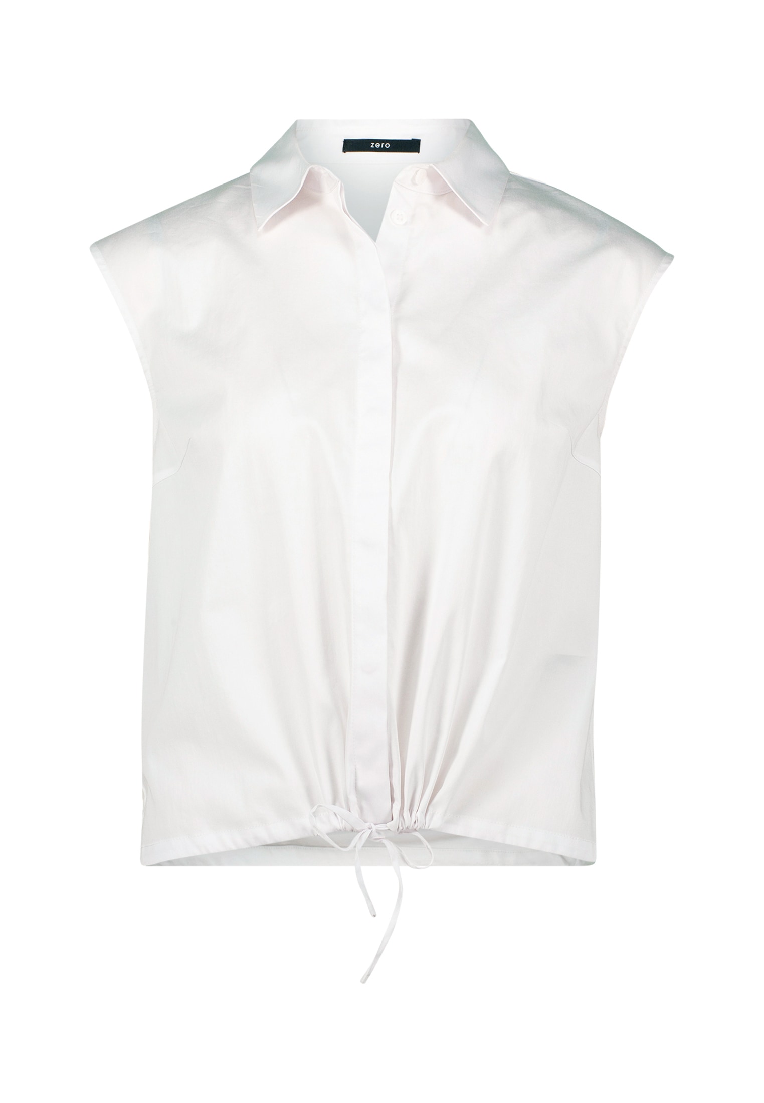 Zero Klassische Bluse »zero Bluse mit Bindeband«