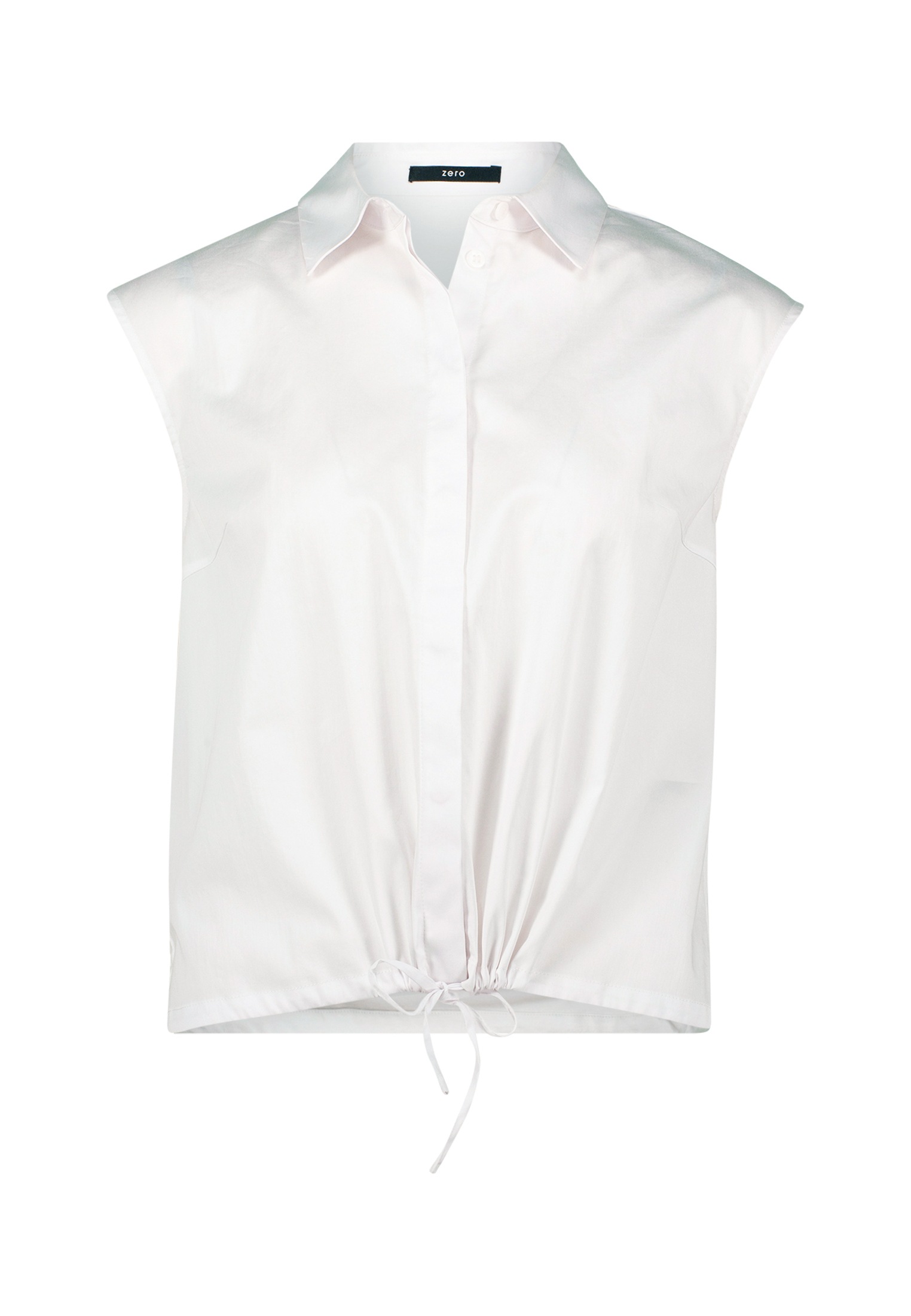 Zero Klassische Bluse "zero Damen Bluse mit Bindeband" günstig online kaufen