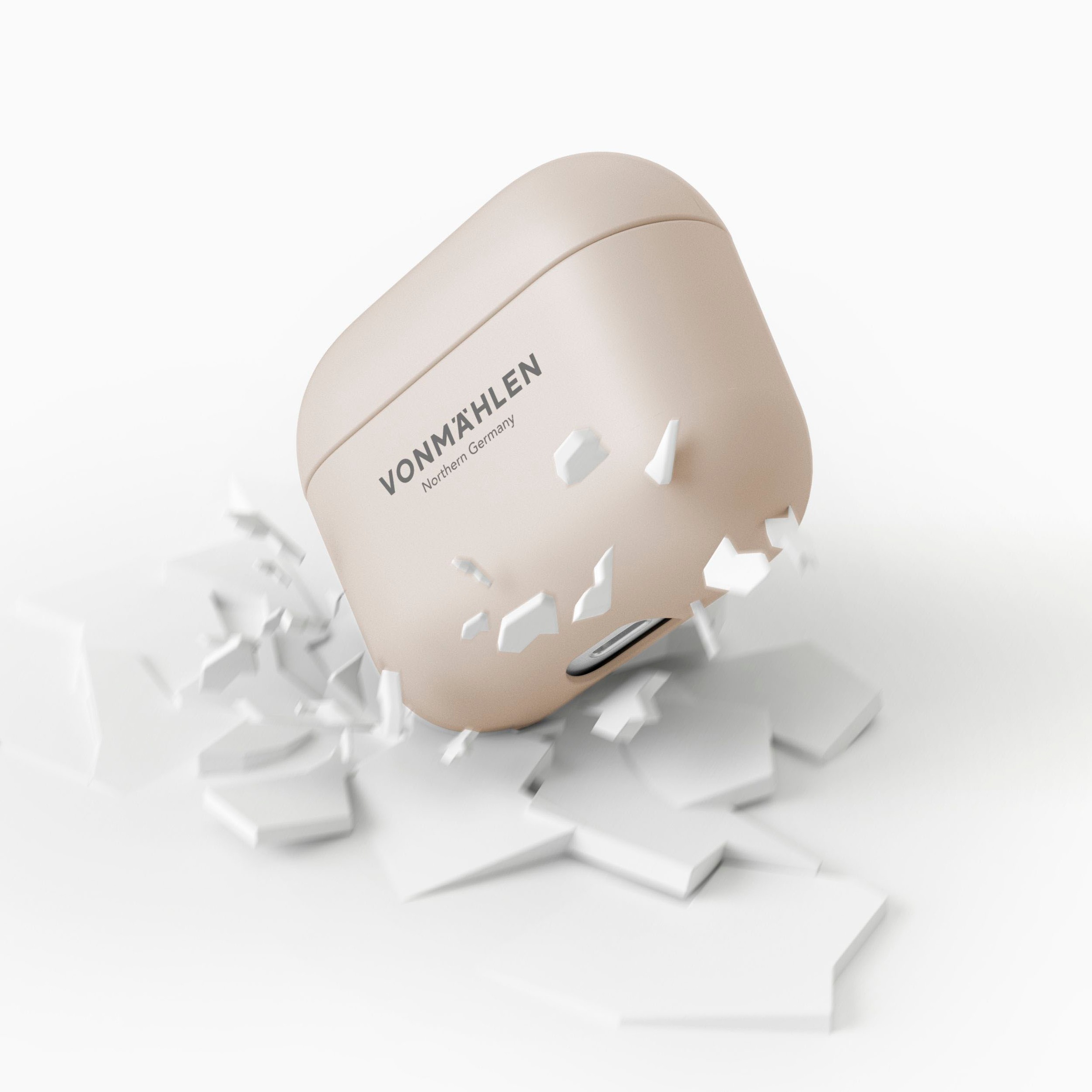 VONMÄHLEN Kopfhörer-Schutzhülle »Thin Case for AirPods 3rd gen., Cream«