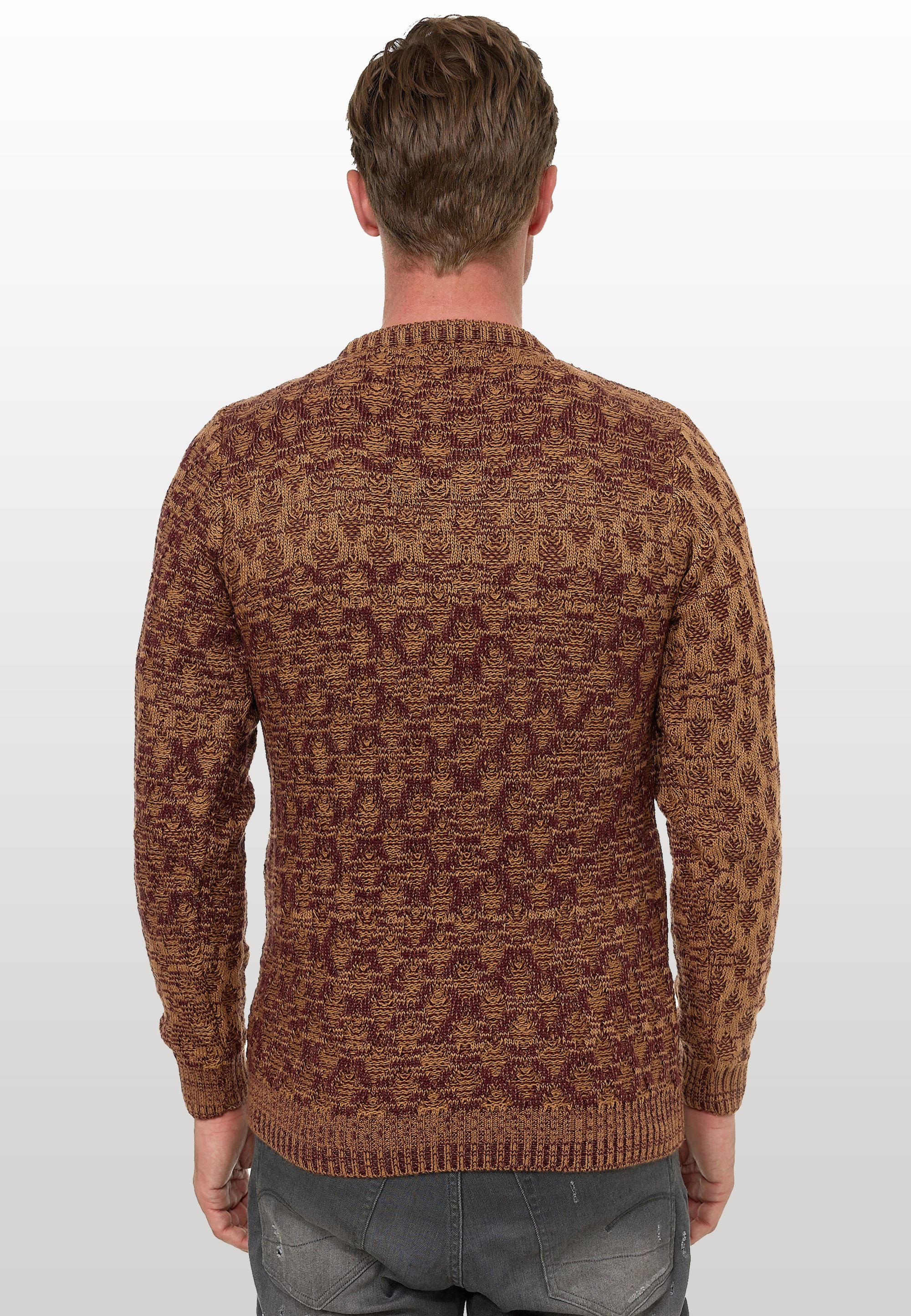 Rusty Neal Strickpullover, mit schönem Muster