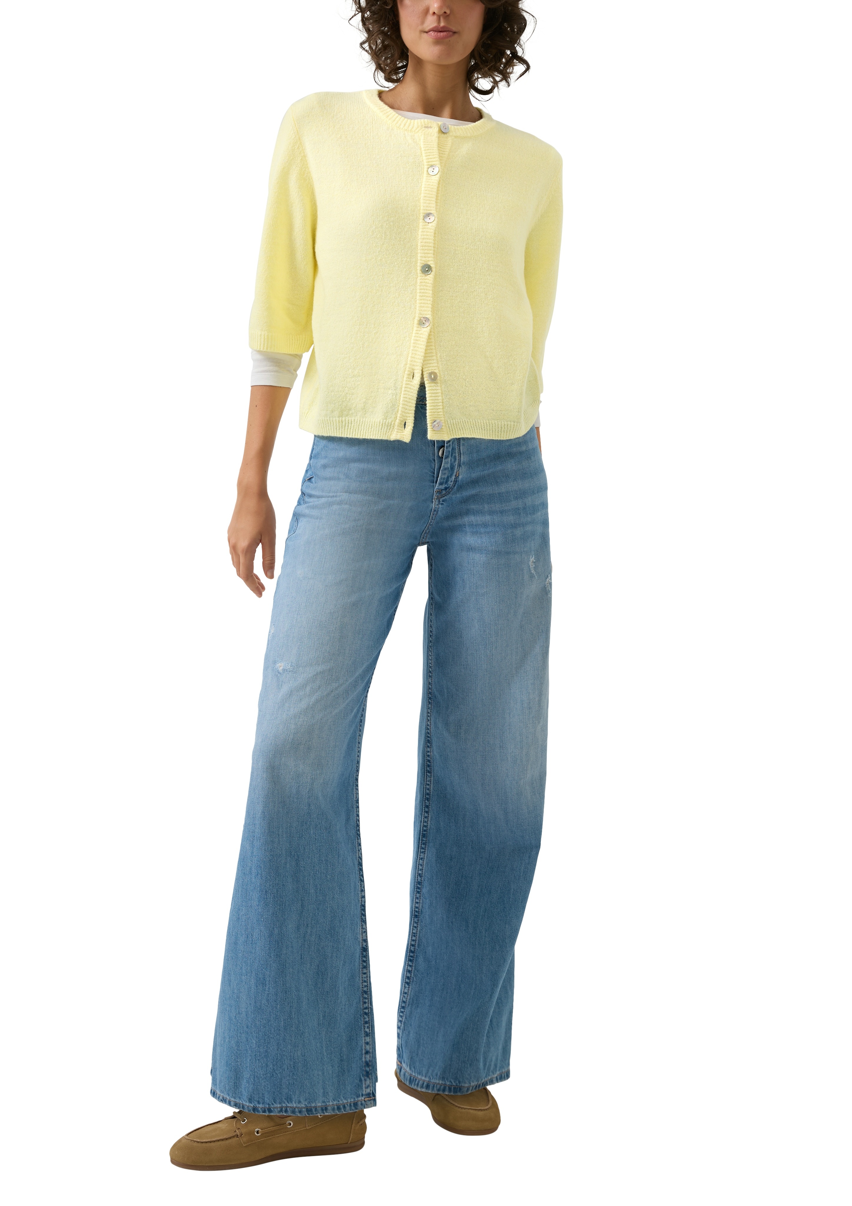 Thumbnail - s.Oliver Strickjacke mit Alpaka Anteil