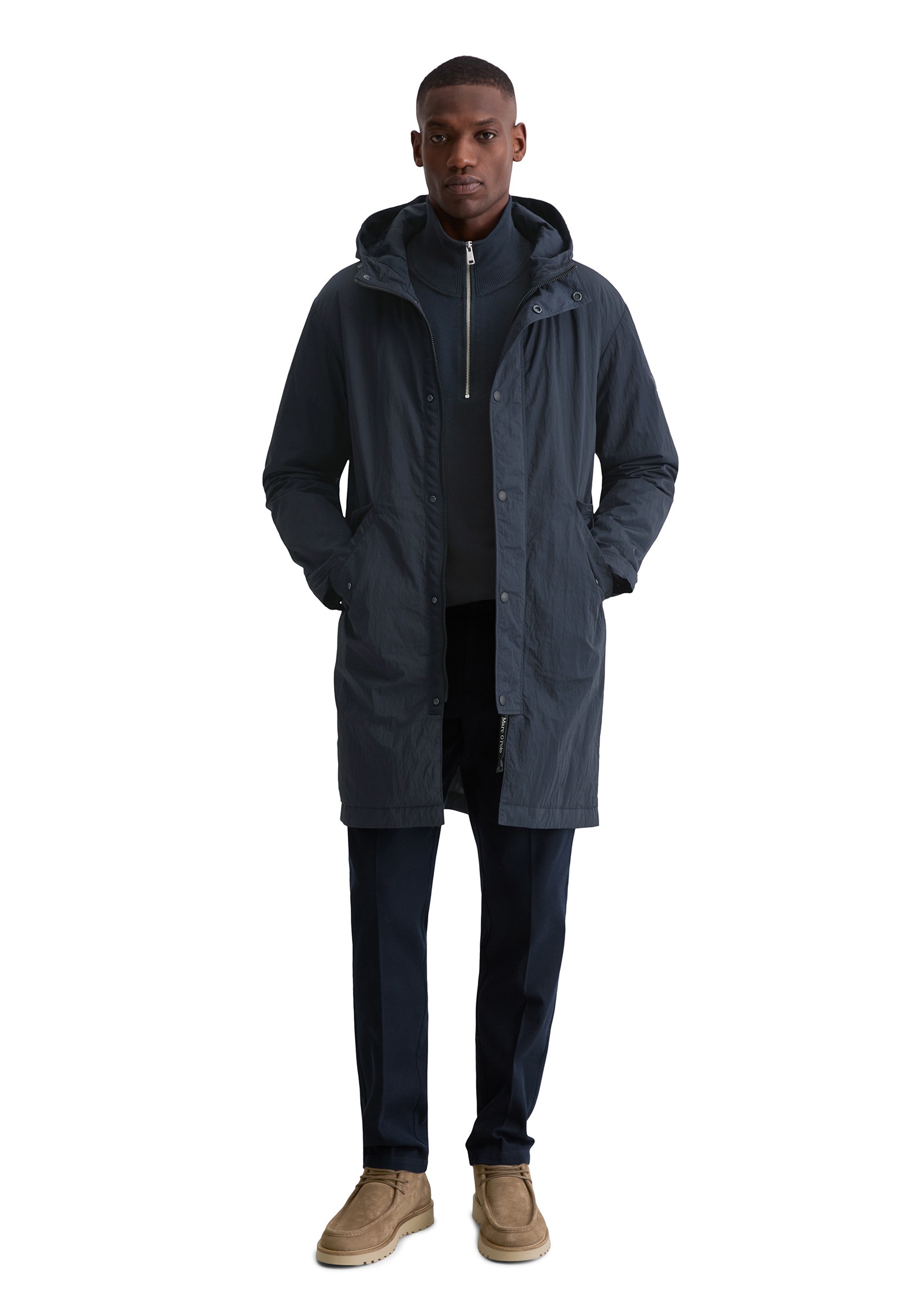 Marc O'Polo Outdoorjacke »mit leichter Wattierung« mit Kapuze