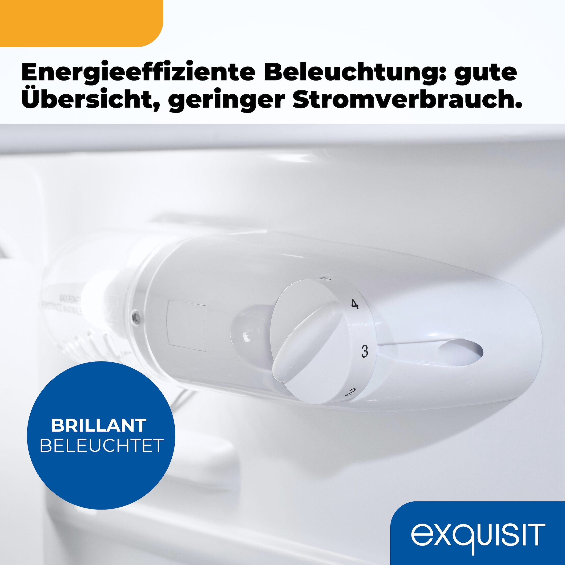 exquisit Kühlschrank KS85-V-091D weiss »KS85-V-091D weiss« 84,3 cm hoch 45 cm breit