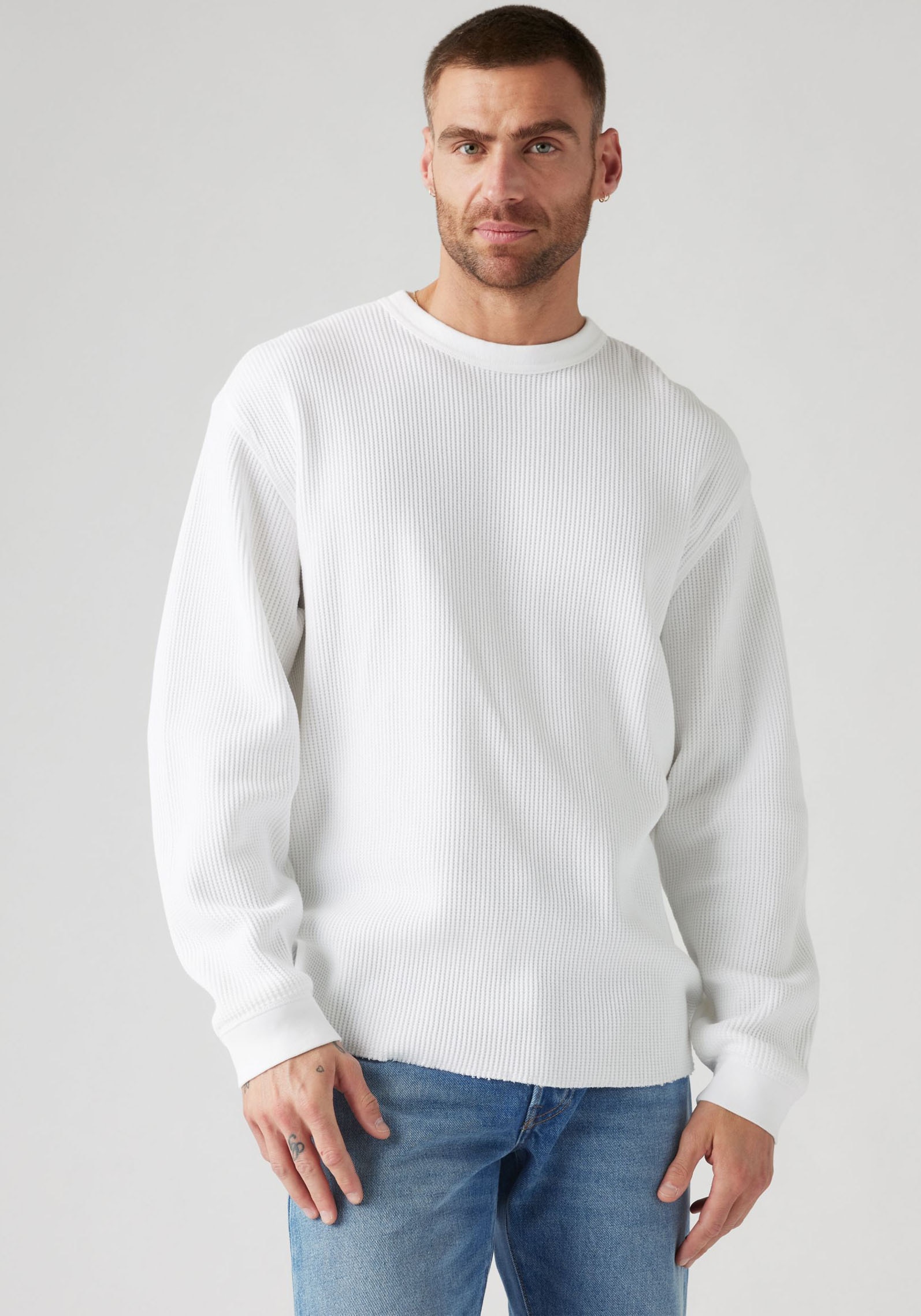 Levis Langarmshirt Waffelstruktur günstig online kaufen