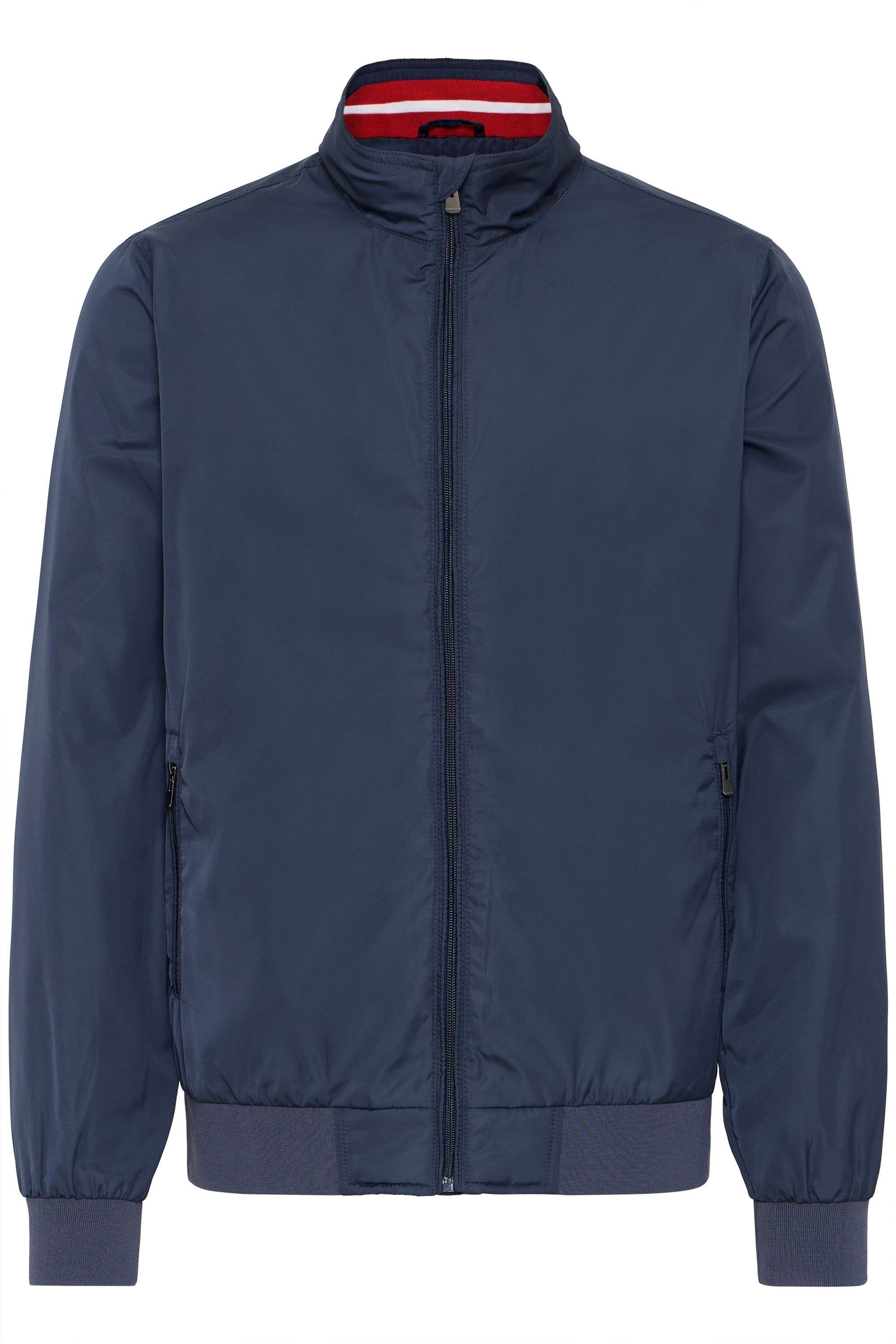 Kurzjacke BLEND "BHZyklo", Herren, Gr. M, mood indigo blau, 100% Polyester, unifarben, regular fit normal, ohne Ausschnitt, eingesetzt elastischer Bund, Jacken Kurzjacke, Softshelljacke mit Taschen und elastischem Bund