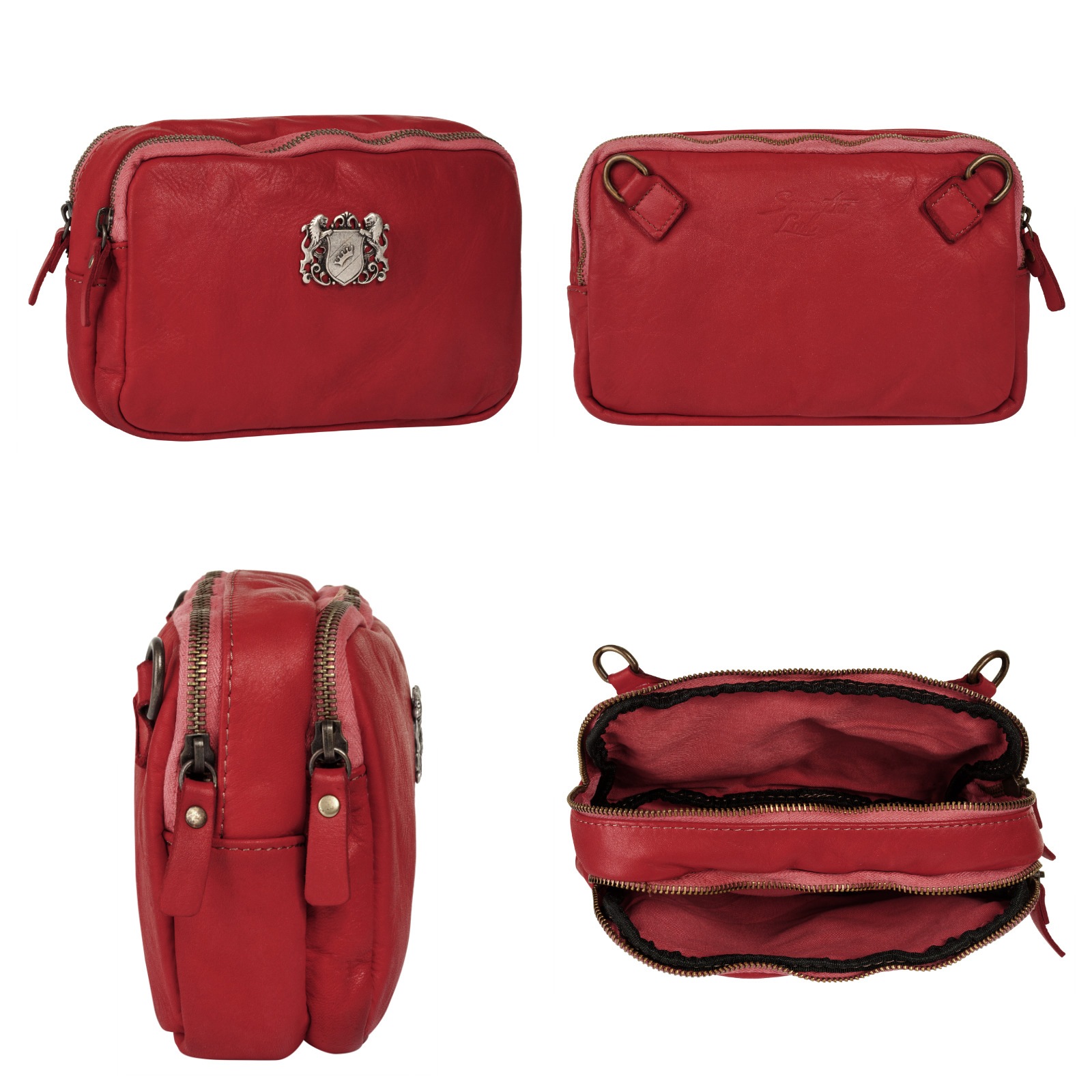 Samantha Look Umhängetasche, echt Leder, Made in Italy günstig online kaufen