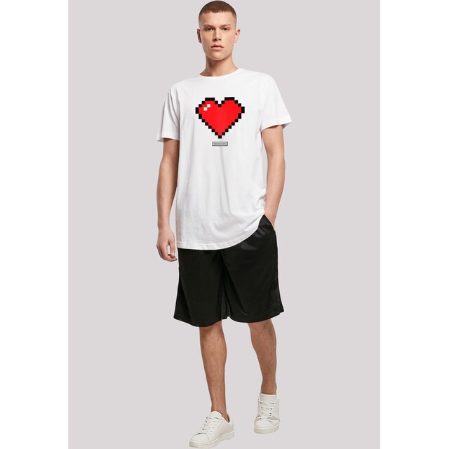 F4NT4STIC T-Shirt »Pixel Herz Happy Good | Vibes Print bestellen ▷ People«, BAUR