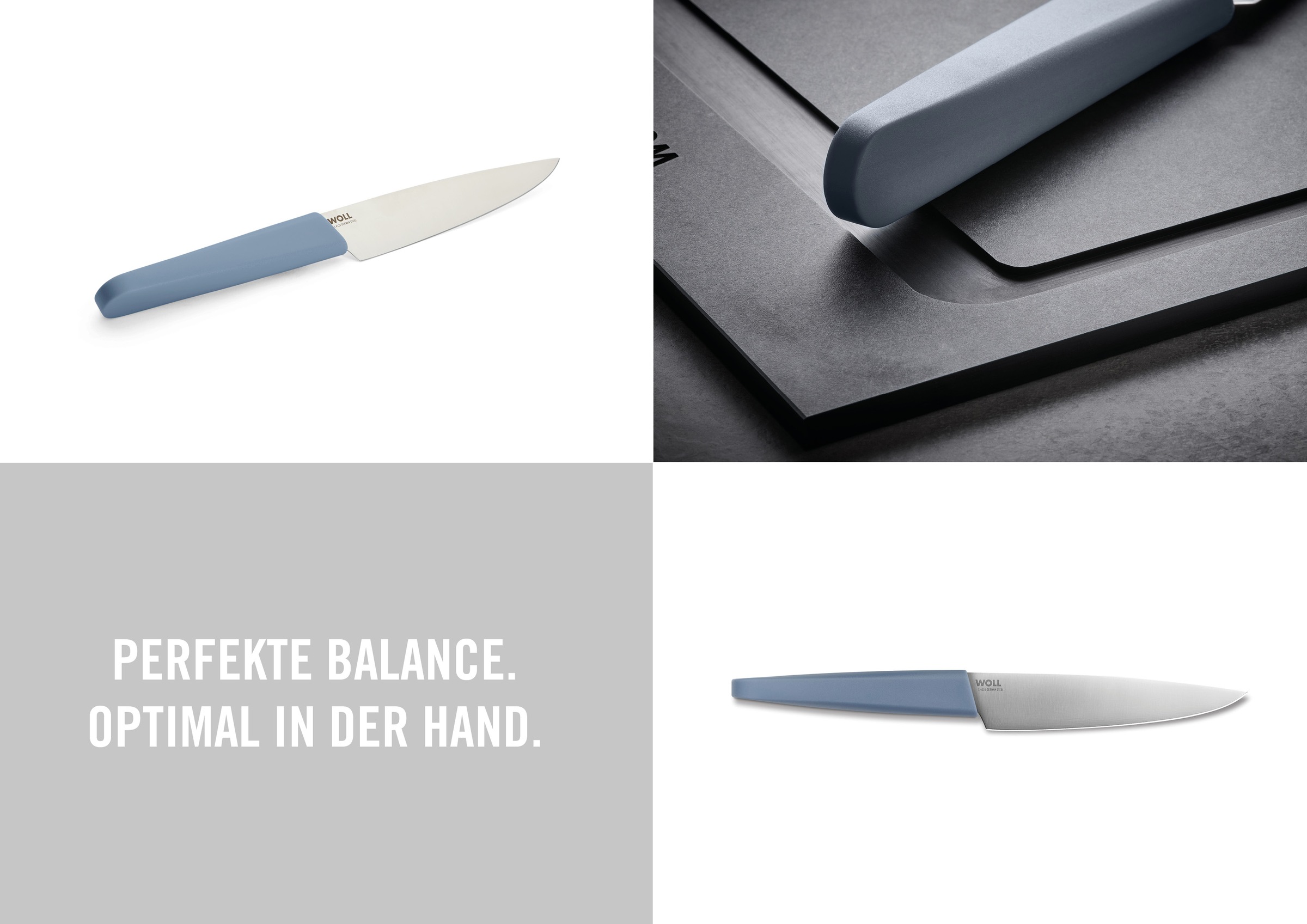 WOLL Universalküchenmesser »Cutting Edge«, (1 tlg.), aus deutschem Edelstahl gemäß DIN 1.4116