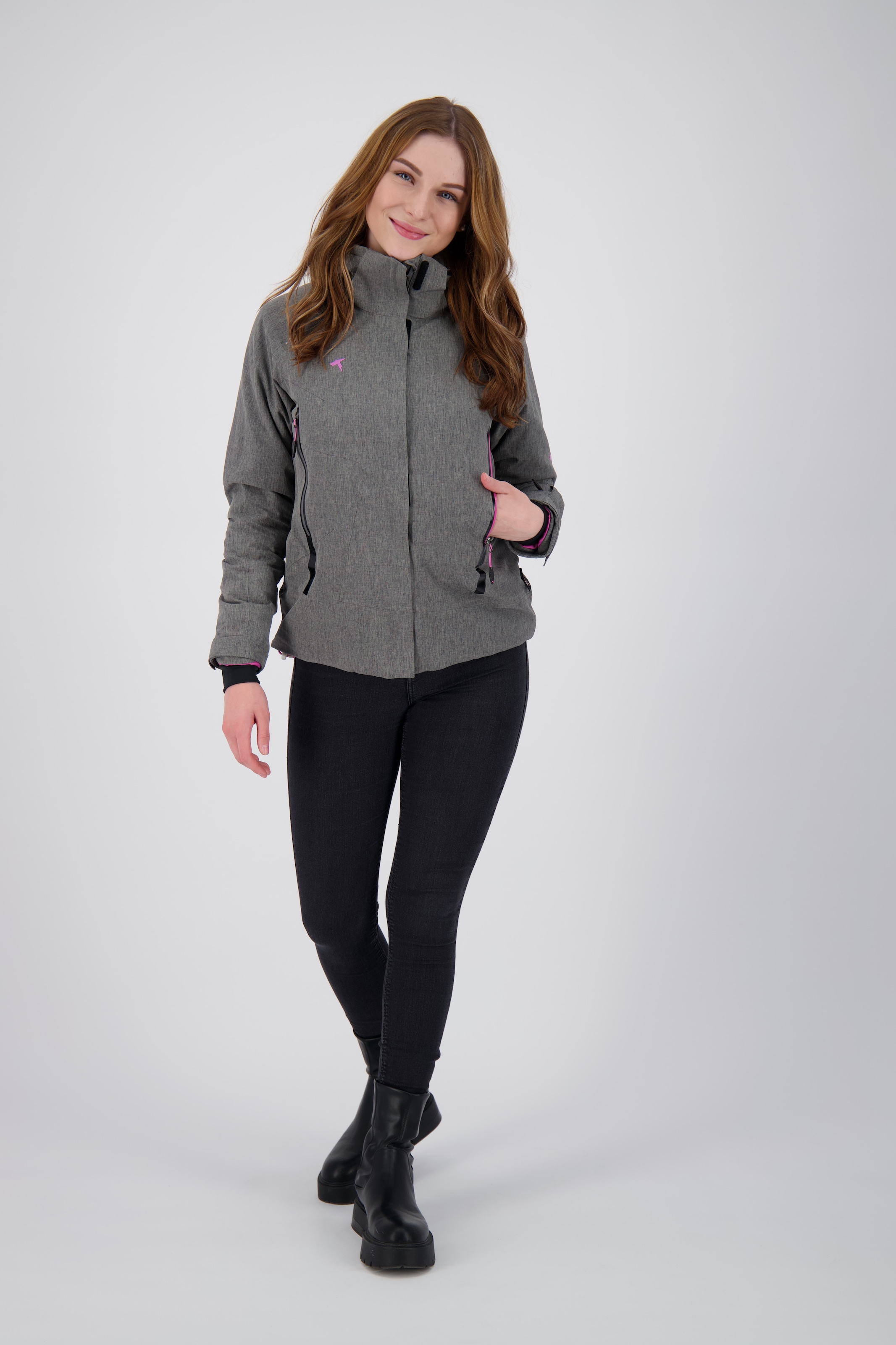 DEPROC Active Winterjacke »CALGARY WINTER Women«, weiche Skijacke in sportlicher Optik