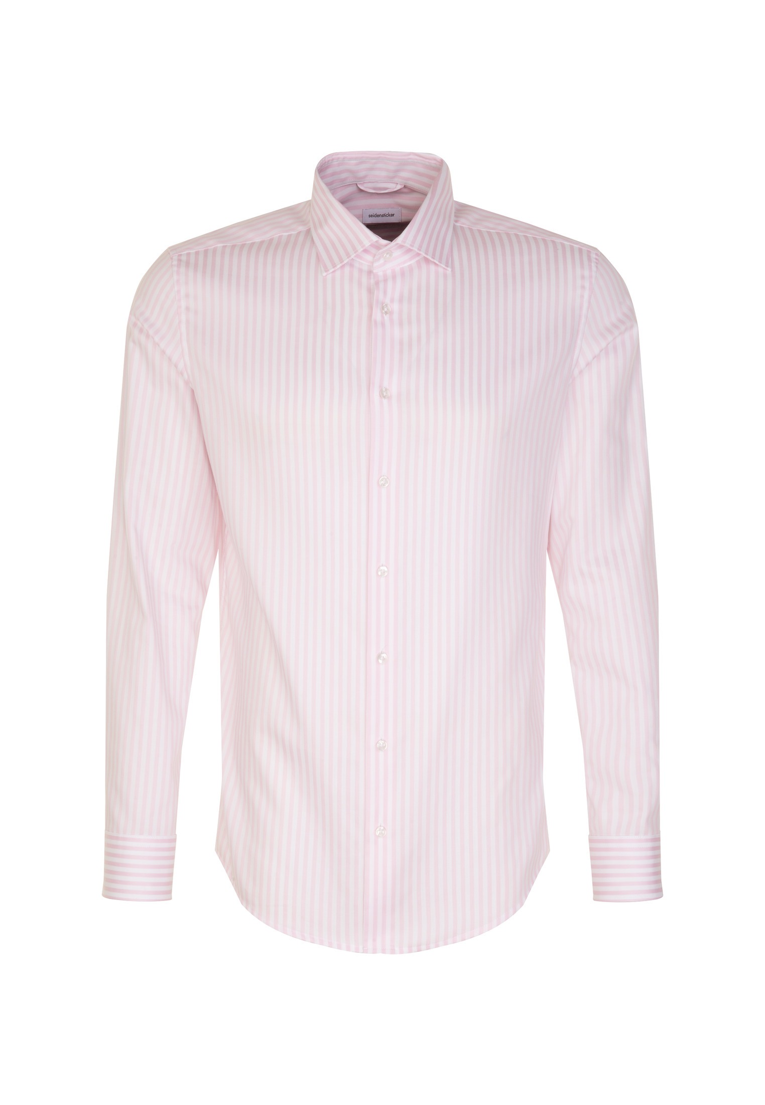 seidensticker Businesshemd »Schwarze Rose« Shaped 1/1 Kentkragen Gestreift