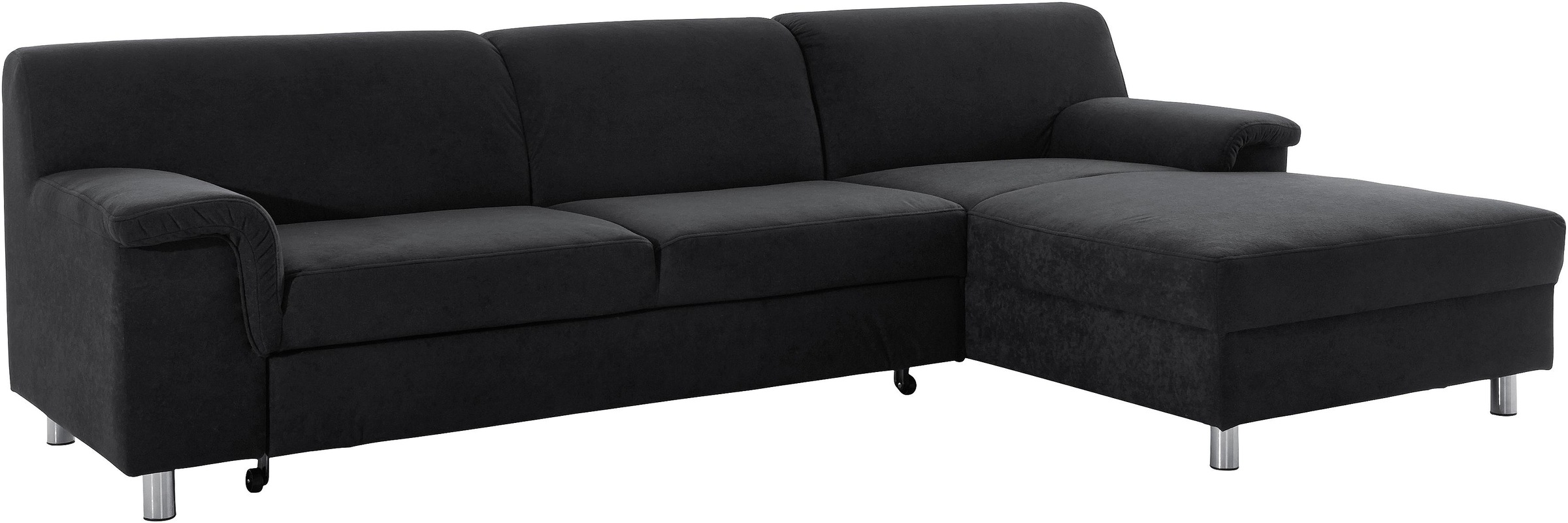 INOSIGN Ecksofa »Jamie, modern und elegant, Fußhöhe 9cm, L-Form,«, wahlweise mit Bettfunktion