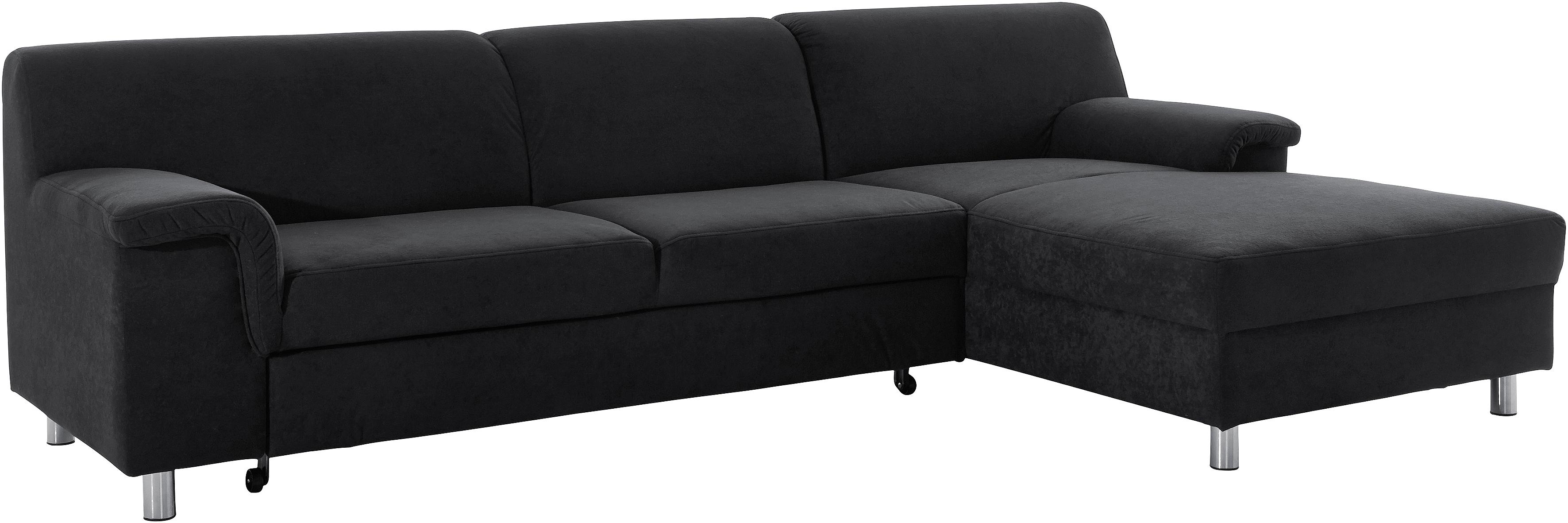 Thumbnail - INOSIGN Ecksofa "Jamie, modern und elegant, Fußhöhe 9cm, L-Form,", wahlweise mit Bettfunktion