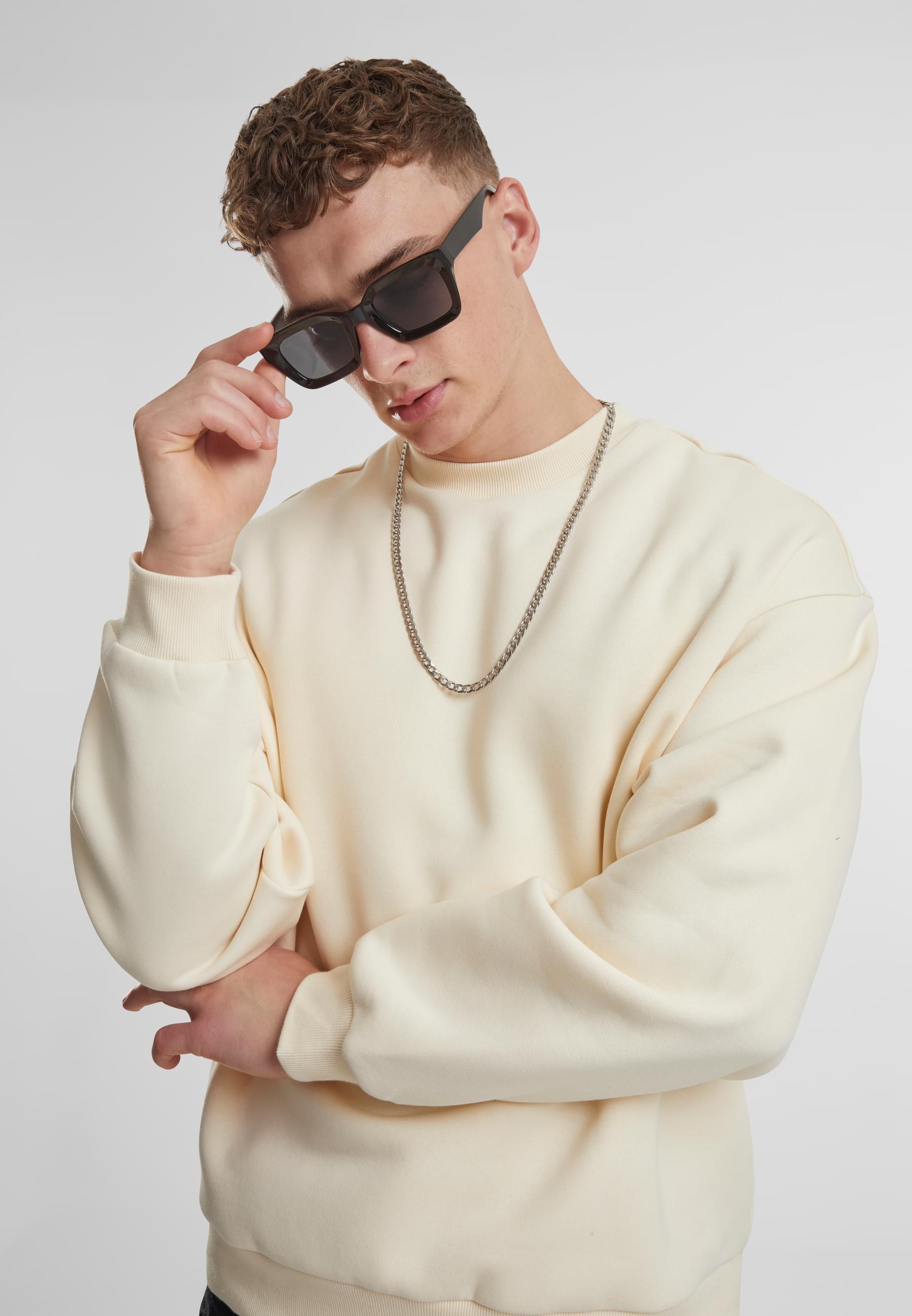 URBAN CLASSICS Rundhalspullover »Urban Classics Fluffy Crewneck«, (1 tlg.)