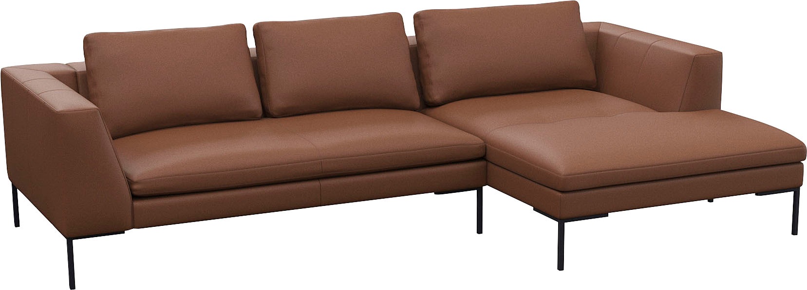 FLEXLUX Ecksofa "Loano, toller Sitzkomfort, L-Form", modernes Sofa, frei im günstig online kaufen