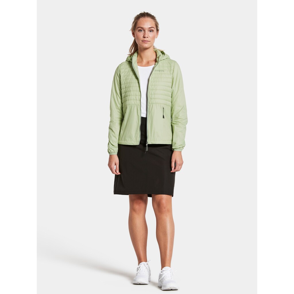 Damenmode Jacken & Mäntel Didriksons Outdoorjacke »MAJ«, mit tollem Stepp-Einsatz grün Damenmode Jacken & Mäntel Didriksons Outdoorjacke »MAJ«, mit tollem Stepp-Einsatz grün