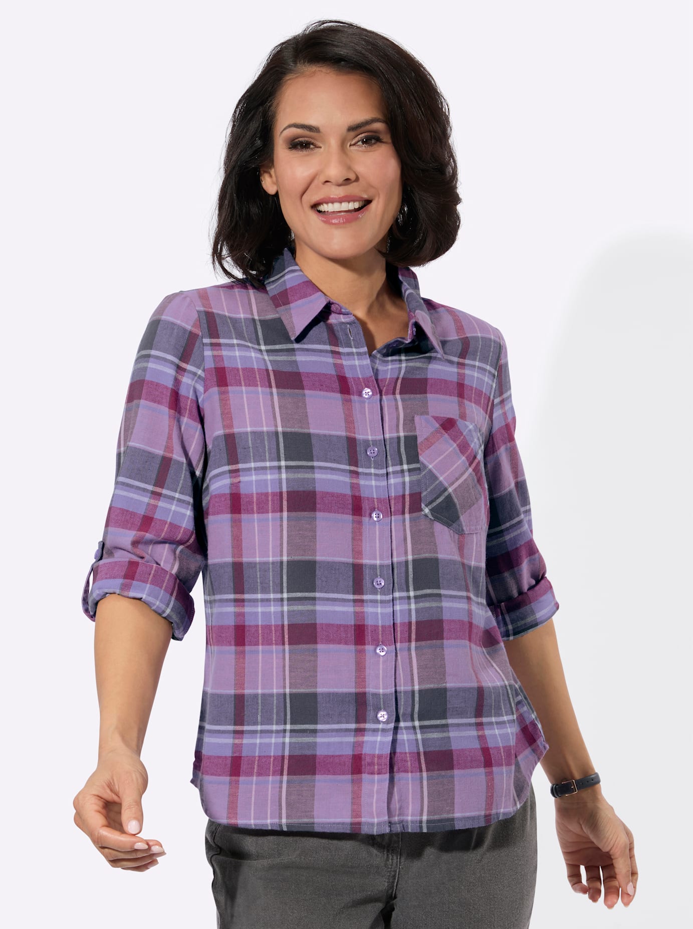 Casual Looks Flanellbluse