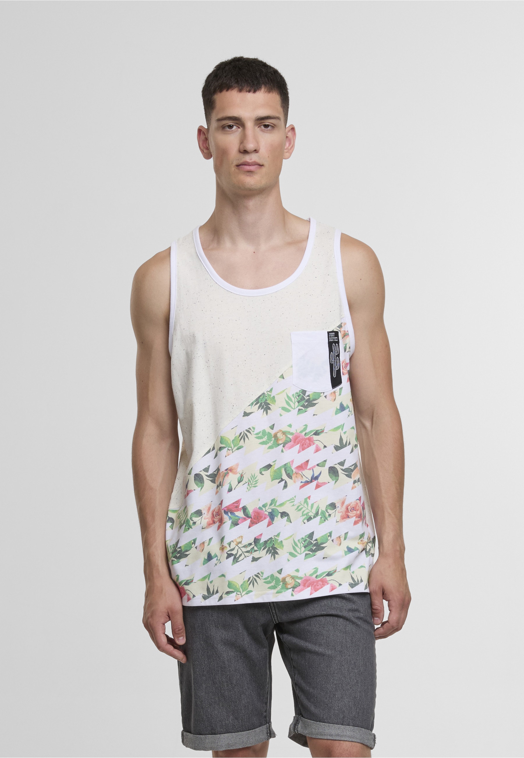 Just Rhyse Tanktop »Just Rhyse Just Rhyse Floral Tank Tops« 1 Stk.