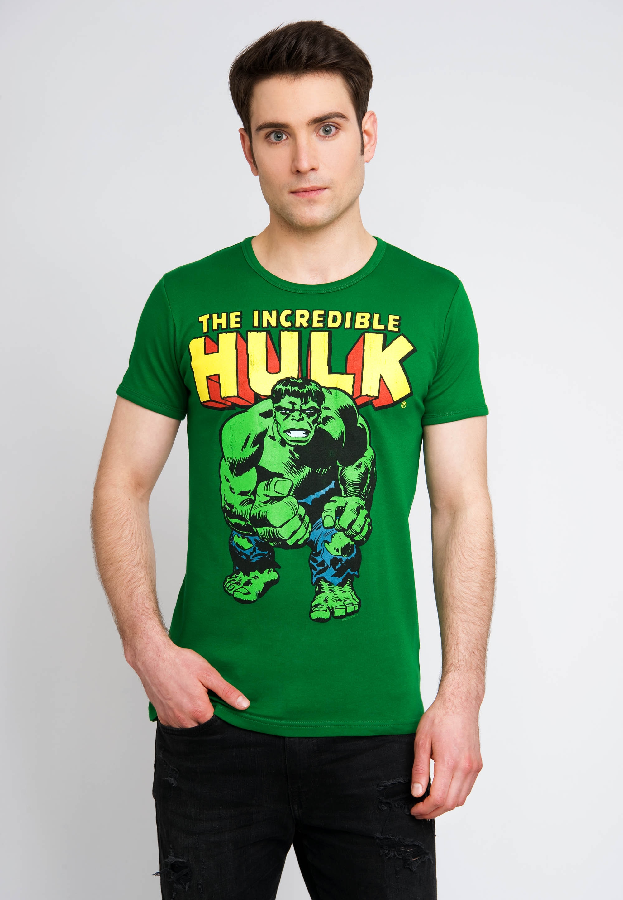 LOGOSHIRT T-Shirt "The Incredible Hulk", mit Retro-Motiv günstig online kaufen