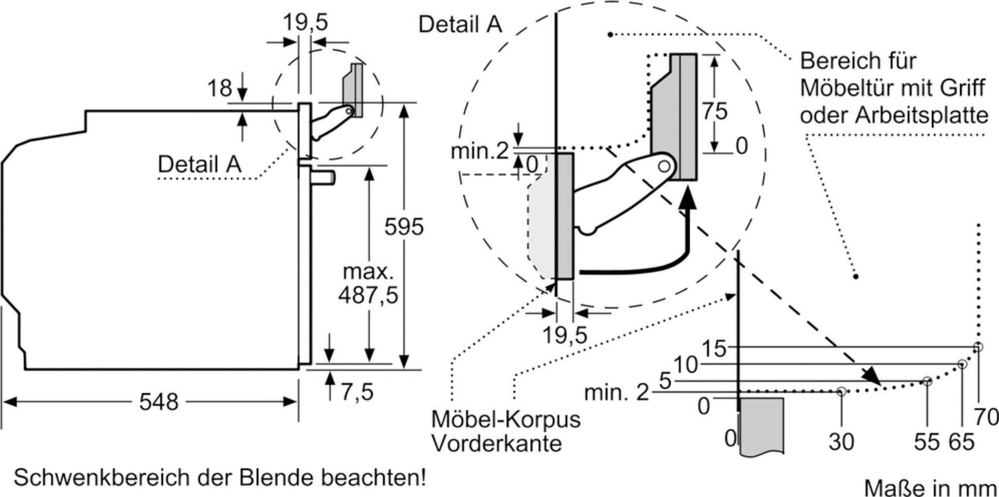 SIEMENS Dampfbackofen iQ700 »HS658GXS7«, mit 3-fach-Teleskopauszug, ecoClean Plus
