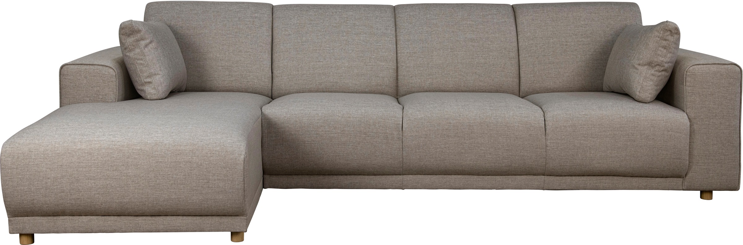 Home affaire Ecksofa »LEMPS wahlweise Recamiere links oder rechts L-Form«, incl. Zierkissen, Stellmaße 297x162 cm