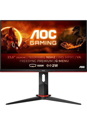 AOC Curved-Gaming-Monitor »C24G2AE/BK«, 59,9 cm/23,6 Zoll, 1920 x 1080 px, Full HD, 1... kaufen