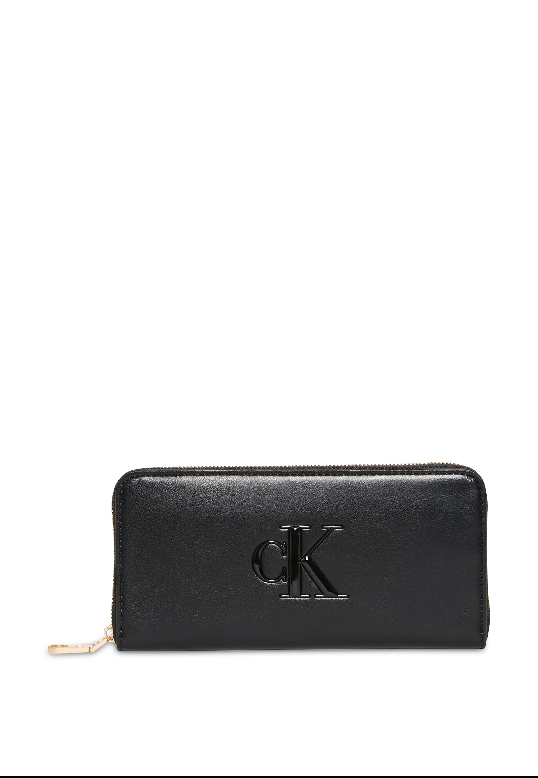 Calvin Klein Geldbörse "RAISED CK LONG ZIP AROUND", Damen Geldbeutel, Porte günstig online kaufen