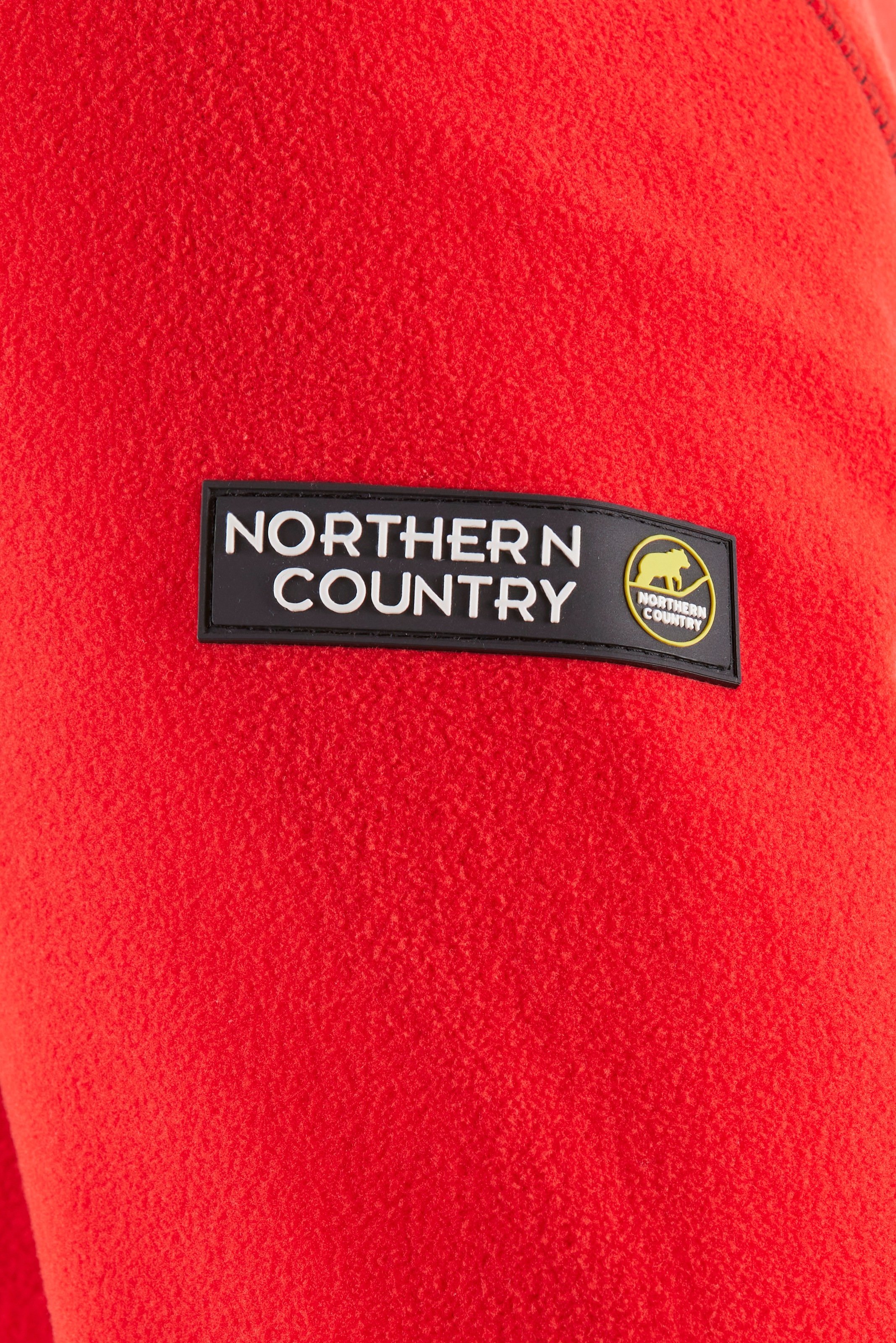 Northern Country Fleecejacke, perfekt zum Arbeiten, hoher Kragen, Bartschutz, 2 Vordertaschen