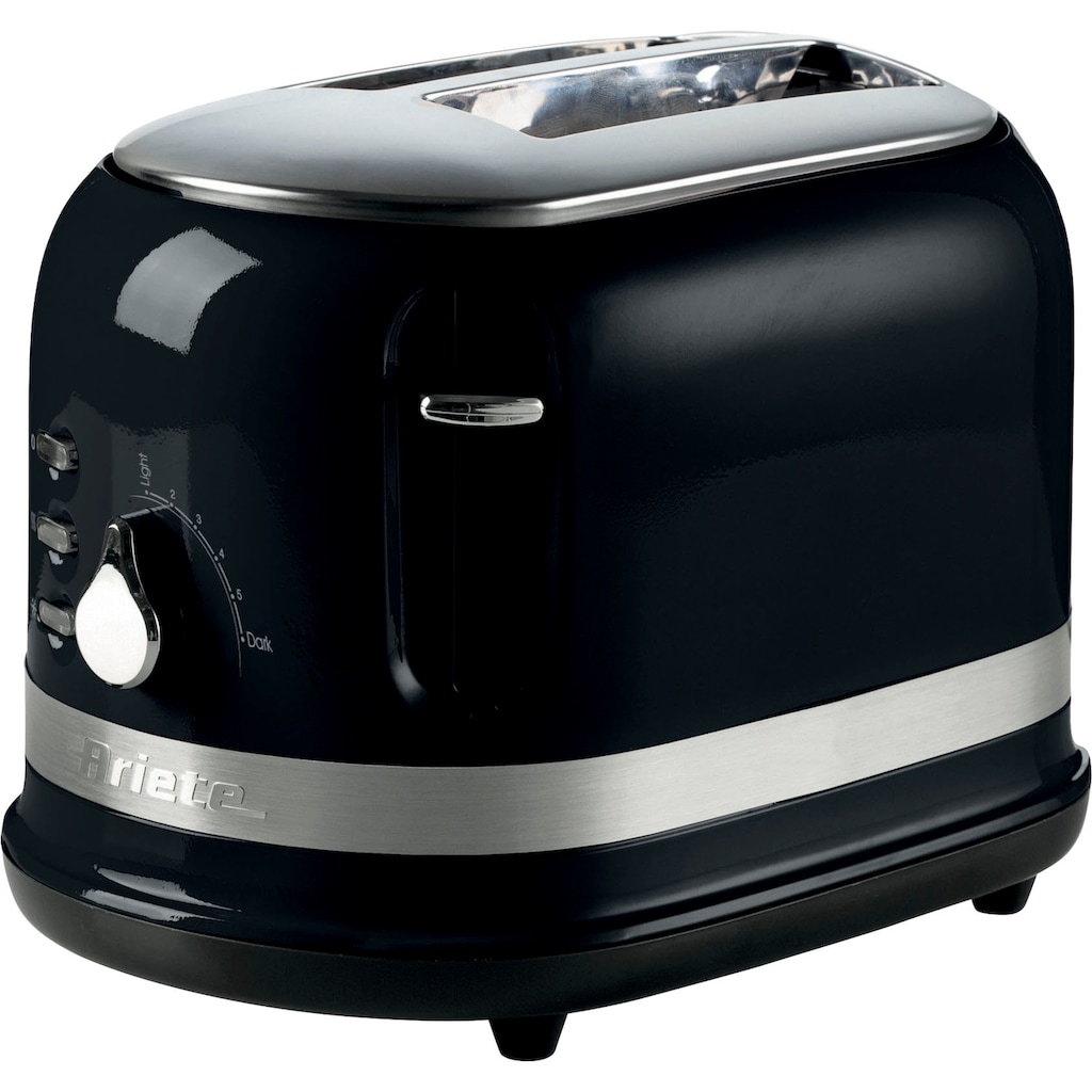 Ariete Toaster »149BK moderna schwarz«, 2 kurze Schlitze, 815 W