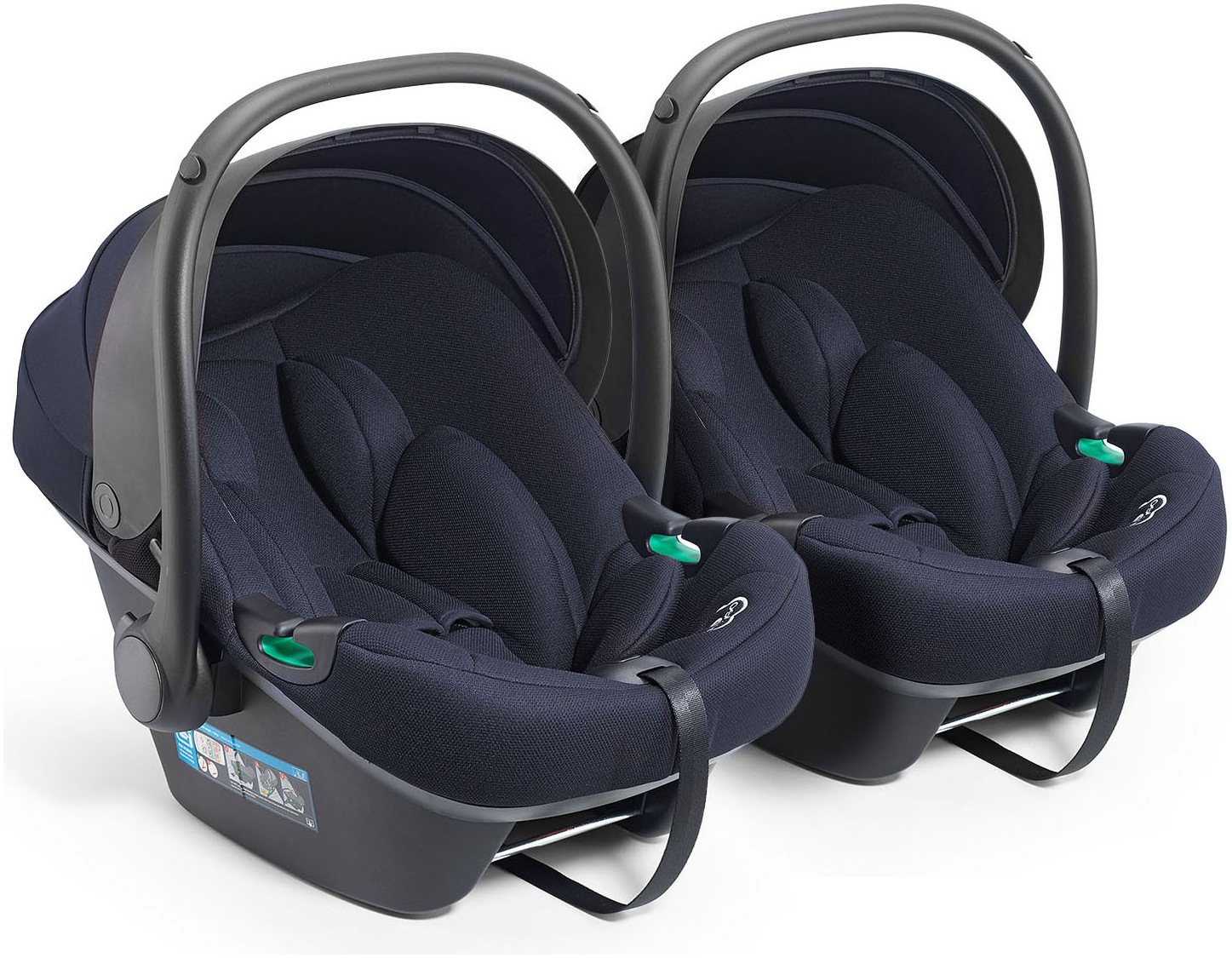 BabyGo Babyschale "Twinner" Set, 2 tlg.