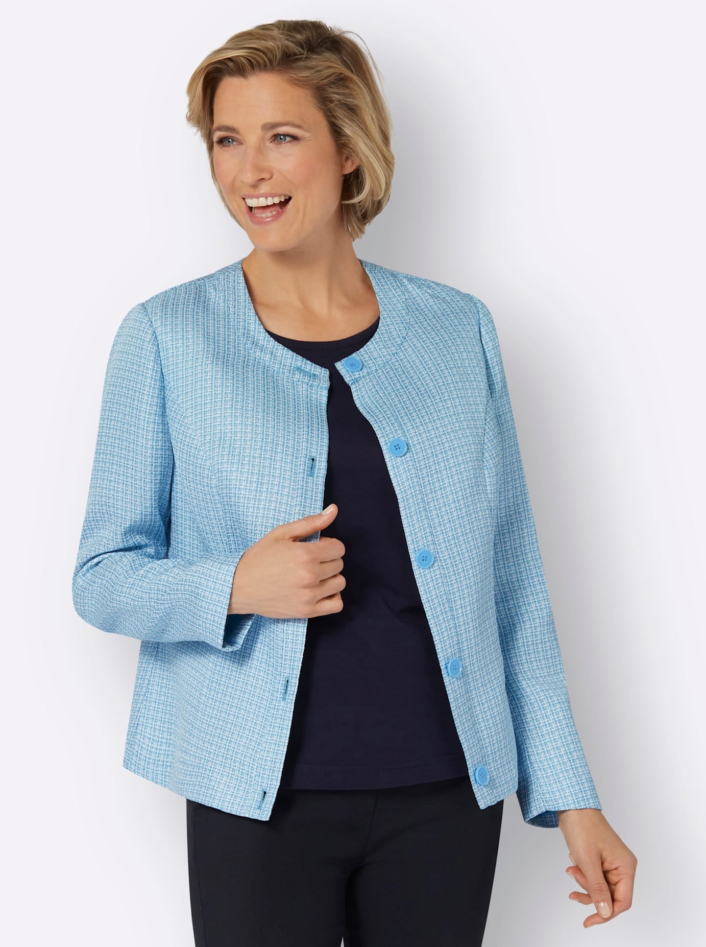 Classic Basics Jackenblazer "Bouclé-Blazer" günstig online kaufen