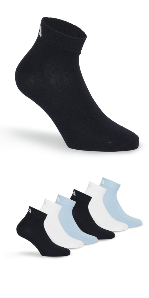 Fila Kurzsocken "UNISEX INVISIBLE PLAIN SOCKS", (6 Paar), Baumwollmischung, günstig online kaufen