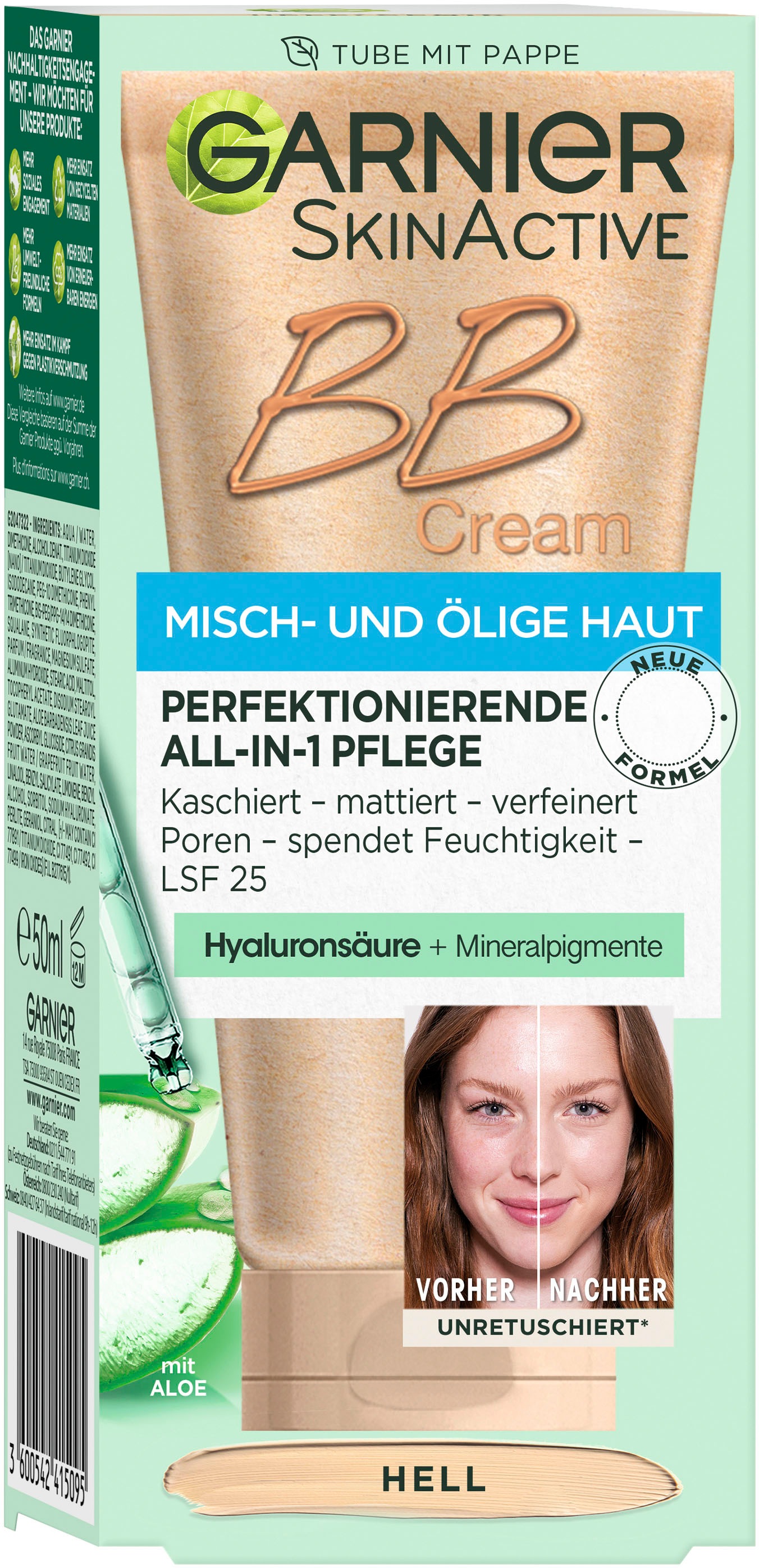 GARNIER BB-Creme »SkinActive BB Cream Ölfrei«, mit hoher Wirksamkeit