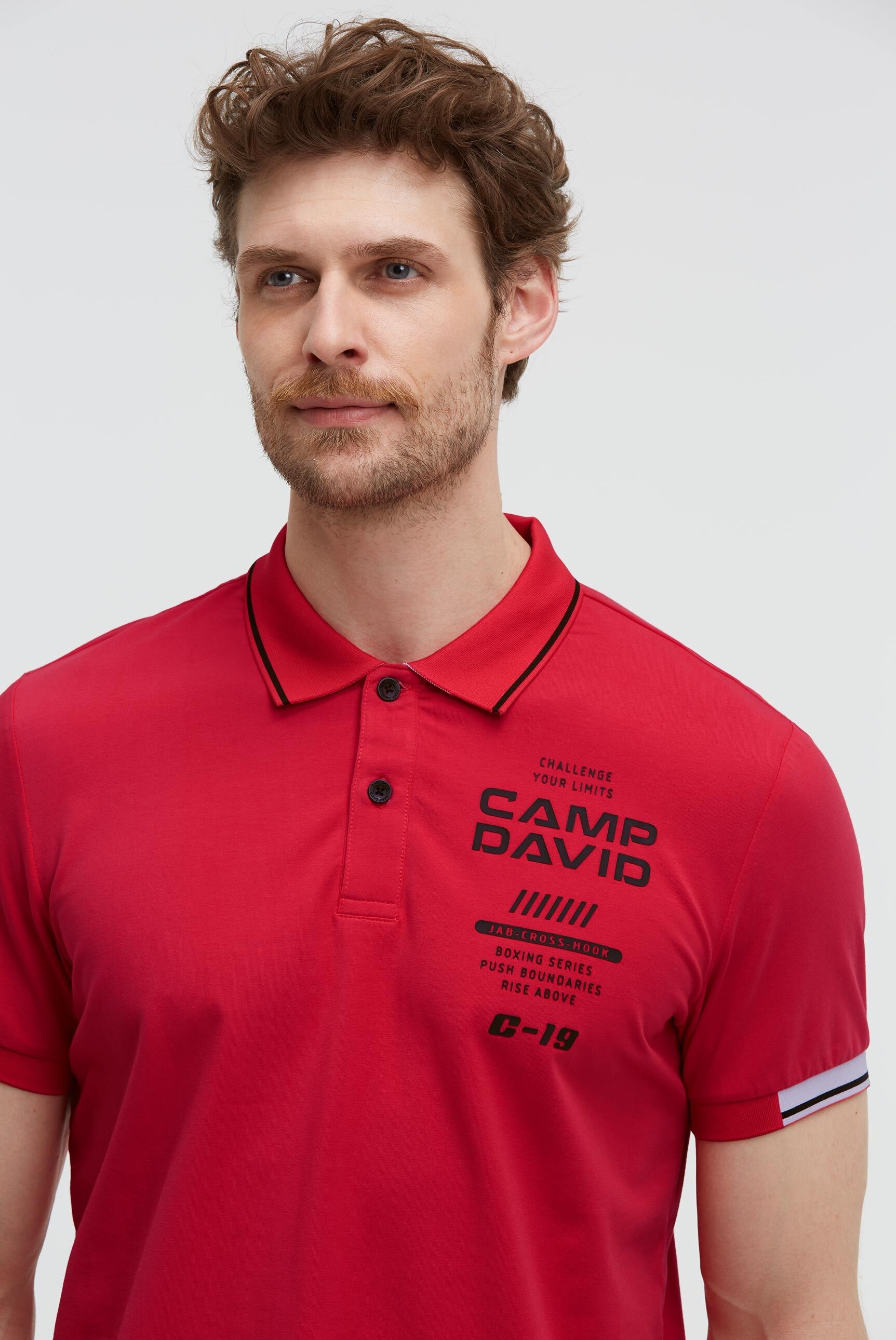 CAMP DAVID Poloshirt aus Baumwolle