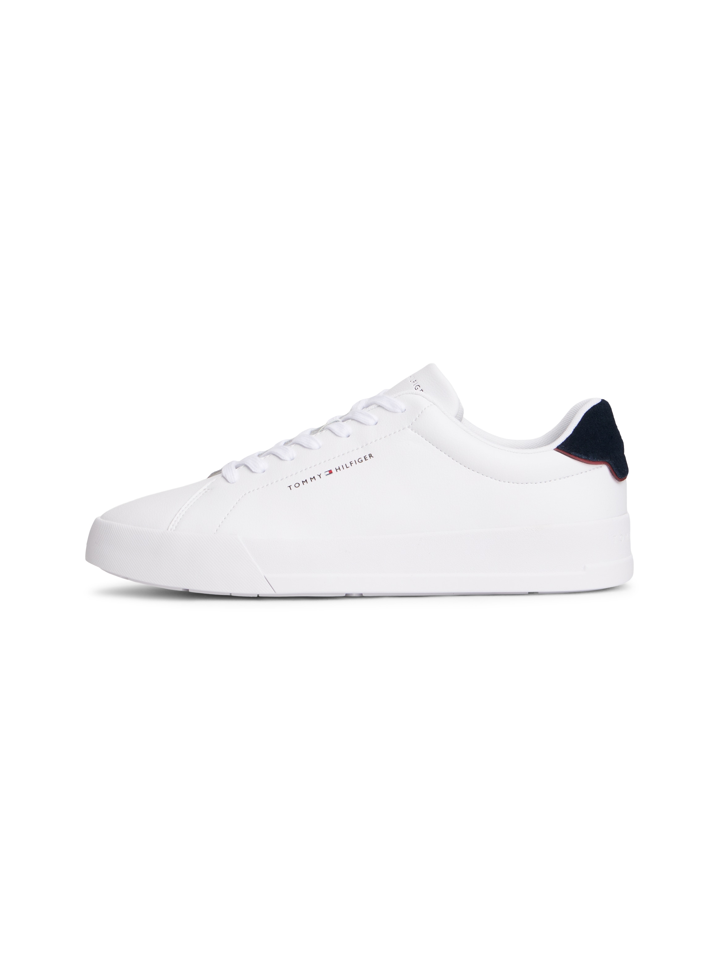 Tommy Hilfiger Sneaker »TH COURT LTH DETAIL ESS«  , Freizeitschuh, Halbschuh, Schnürschuh mit seitlichem Logoschriftzug