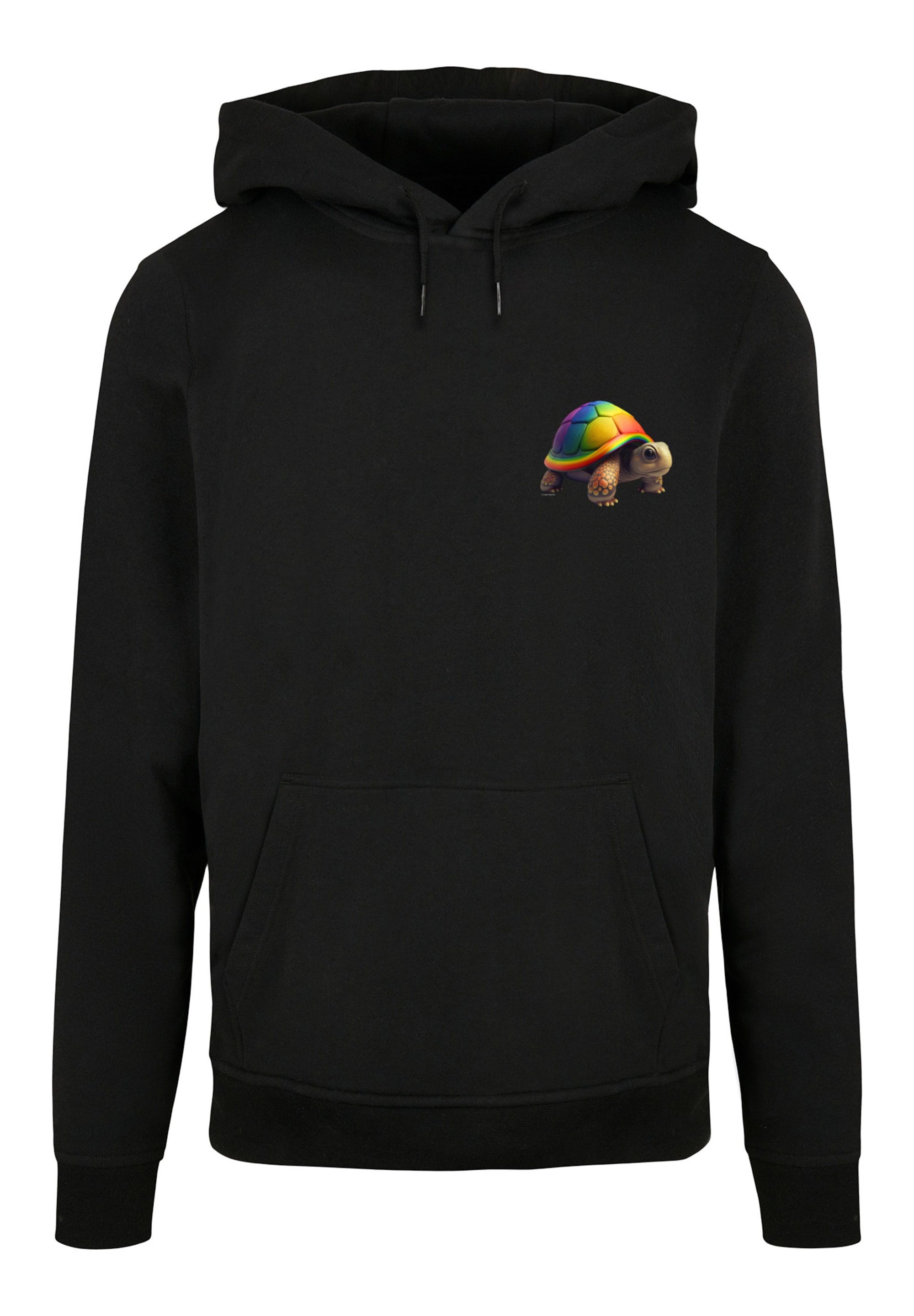 F4NT4STIC Kapuzenpullover »Rainbow Turtle HOODIE UNISEX«, Print