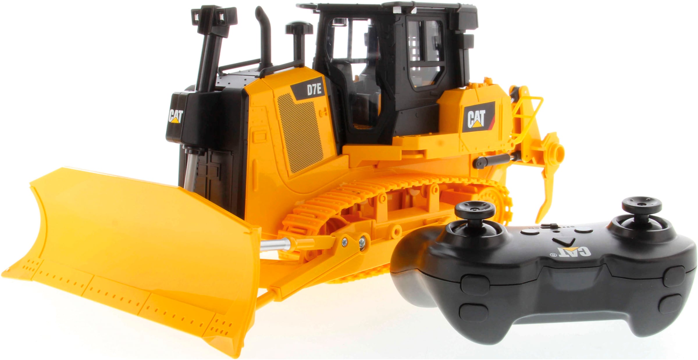 Carrera® RC-Bagger »CAT D7E Bulldozer«, mit Licht- und Soundfunktion